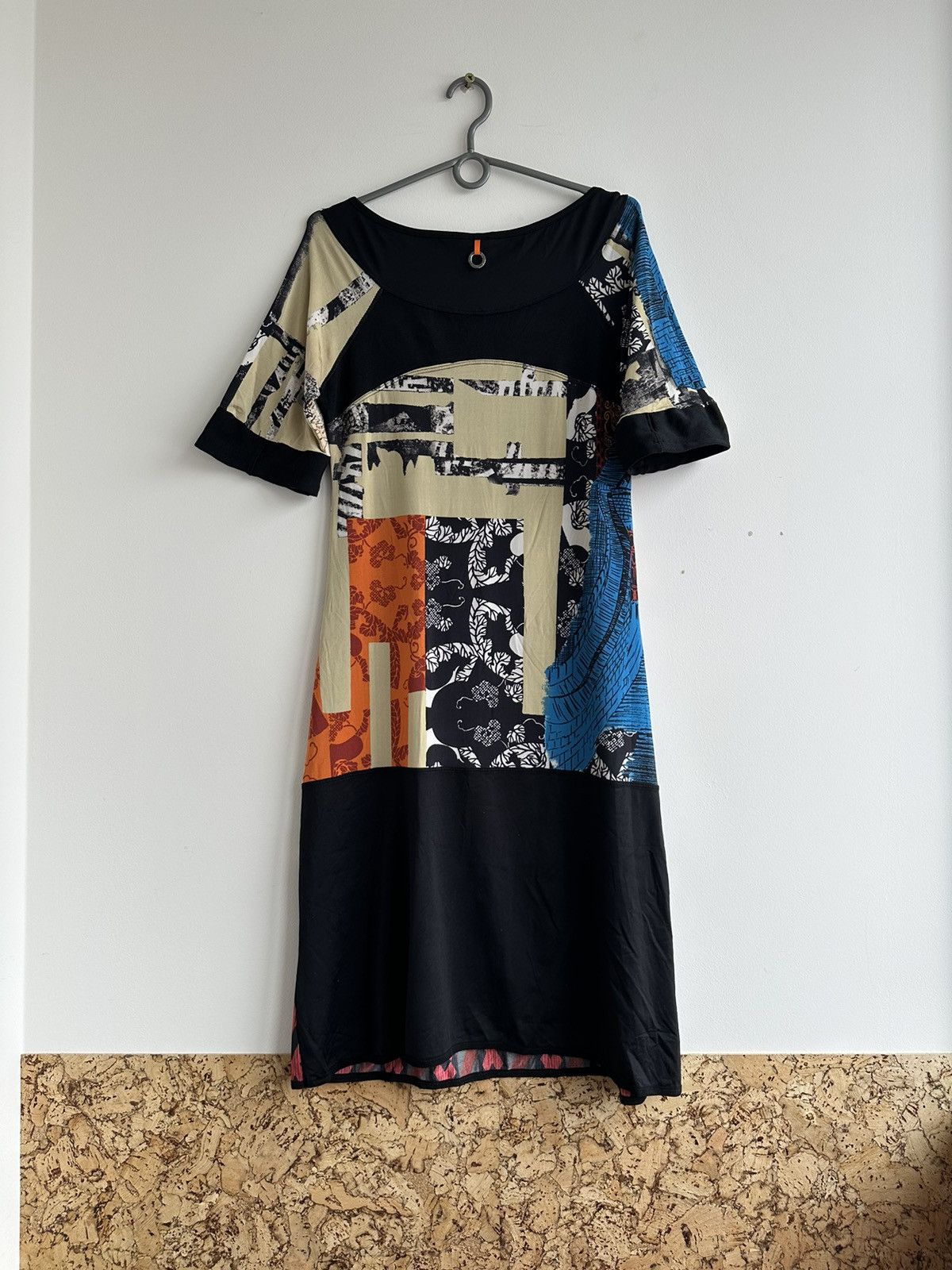 Vintage SAVE THE QUEEN MESH FLORAL DRESS MAXI NYLON ABSTRACT SIZE XL Size XL / US 12-14 / IT 48-50 - 2 Thumbnail