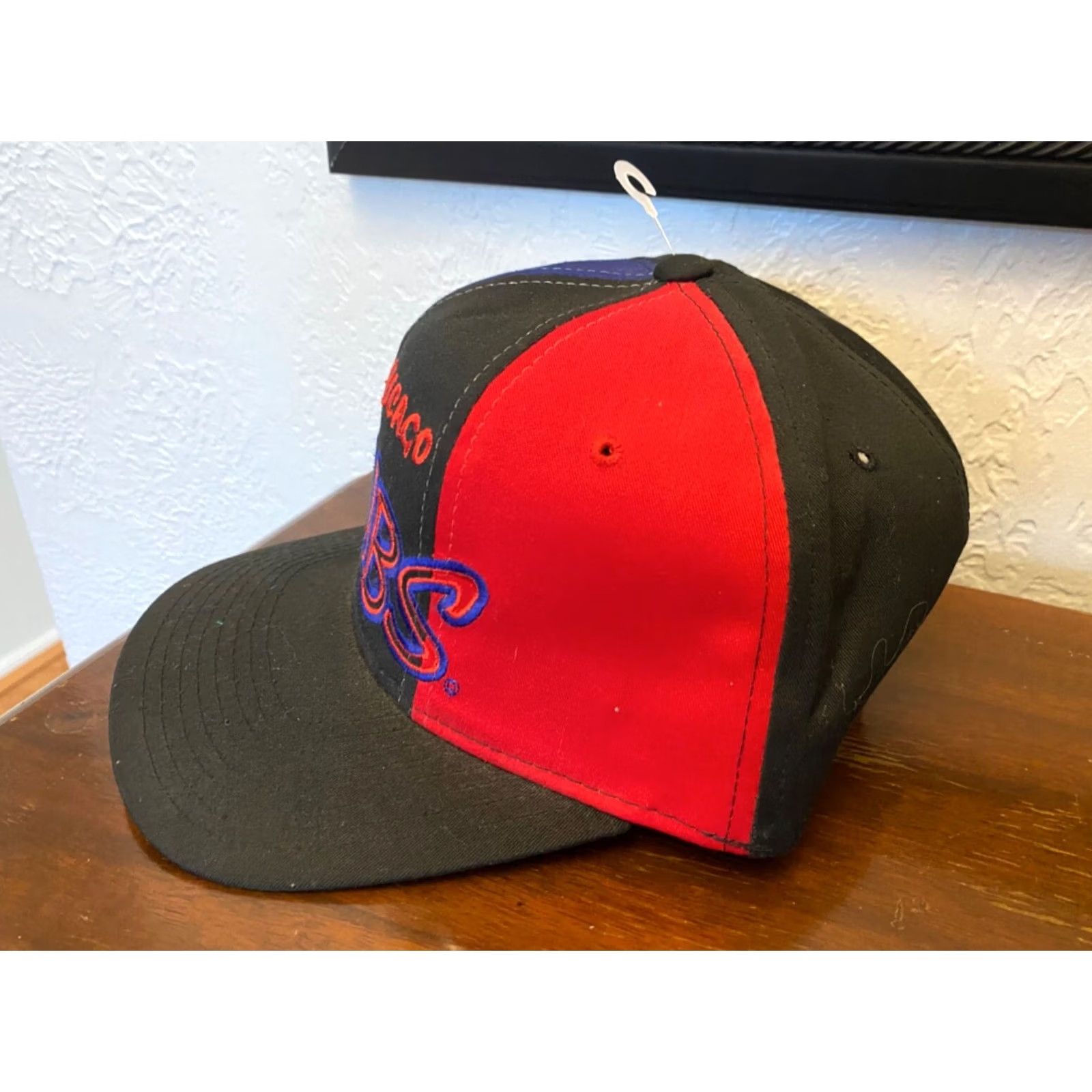 Starter VINTAGE Starter Chicago Cubs Pinwheel Snapback Hat Baseball Cap RARE White Adjustable Men Mens Cap Size ONE SIZE - 2 Thumbnail