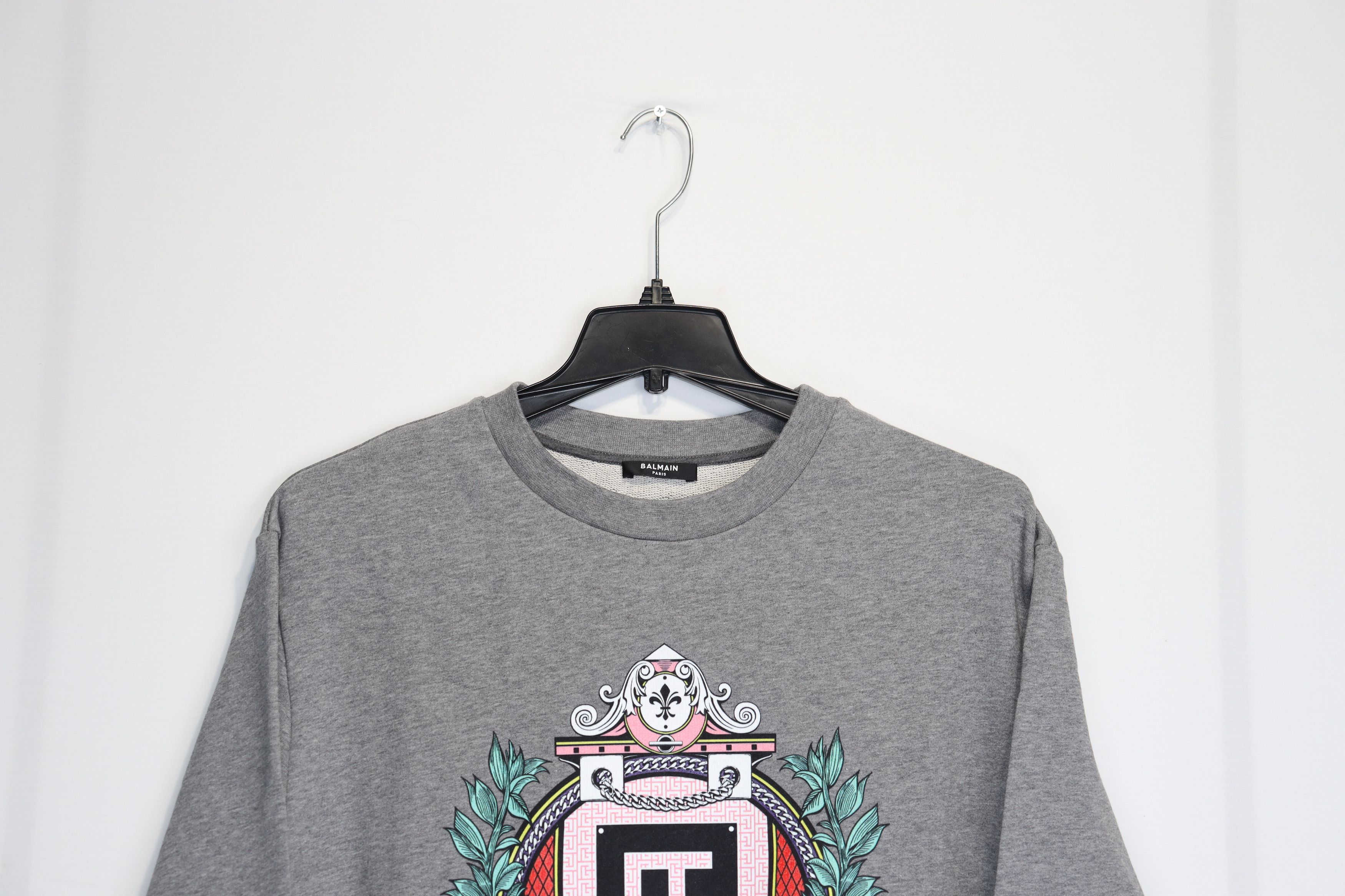 Balmain o1rshd1 Sweatshirt in Grey Size US M / EU 48-50 / 2 - 5 Thumbnail