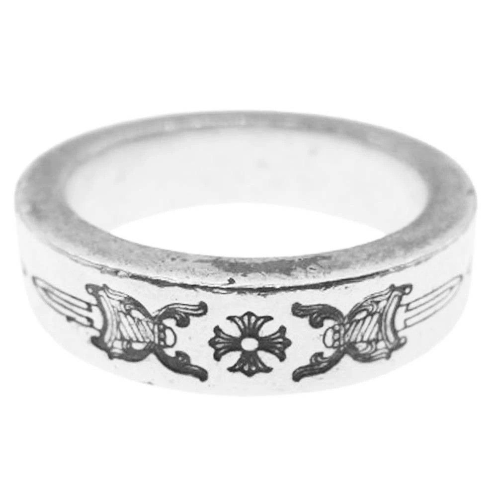 CHROME HEARTS 6mm SPACER DAGGER RING SILVER