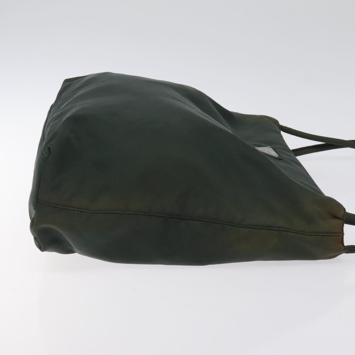 Prada PRADA Tote Bag Nylon Green Silver Size ONE SIZE - 4 Thumbnail