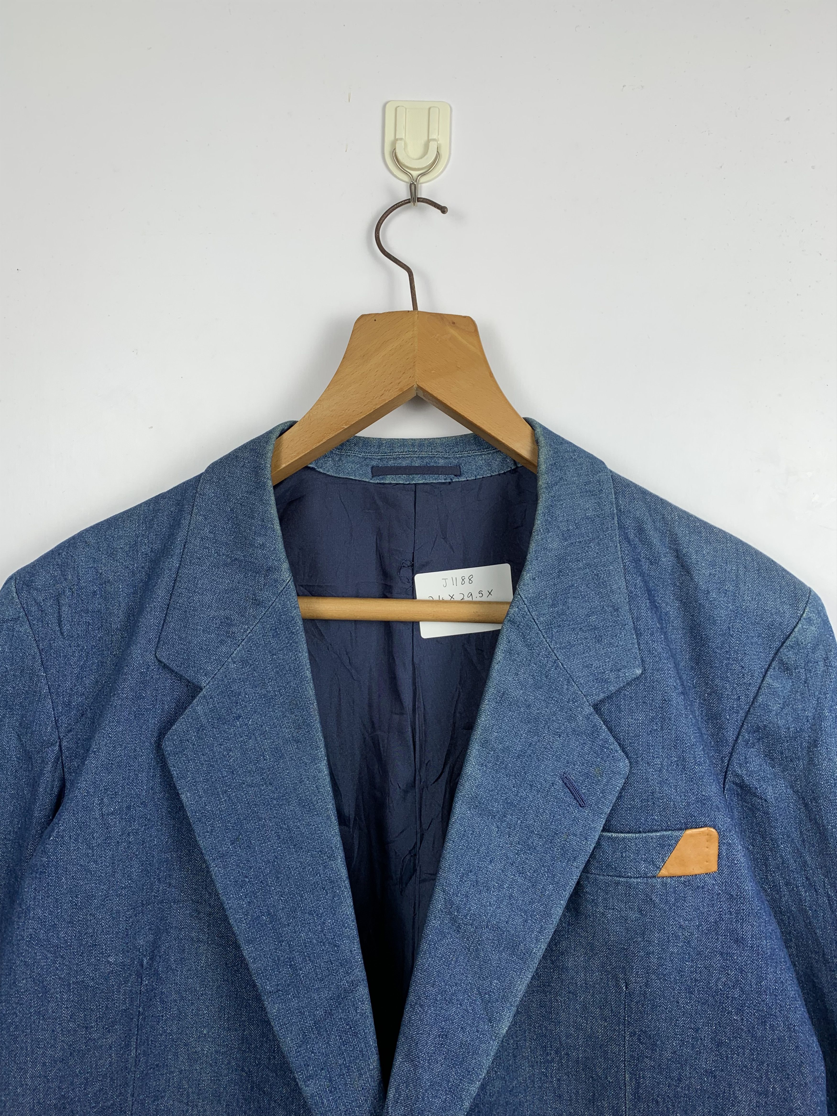 Other Vintage Japanese Brand Hayashi Denim Suit J1188 Size 38L - 10 Thumbnail