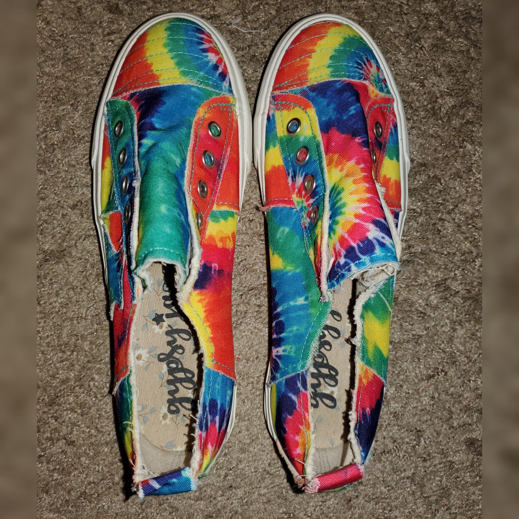 Other Gypsy Jazz multi-colored tie-dye slip-on canvas sneakers Size US 8 / IT 38 - 11 Thumbnail