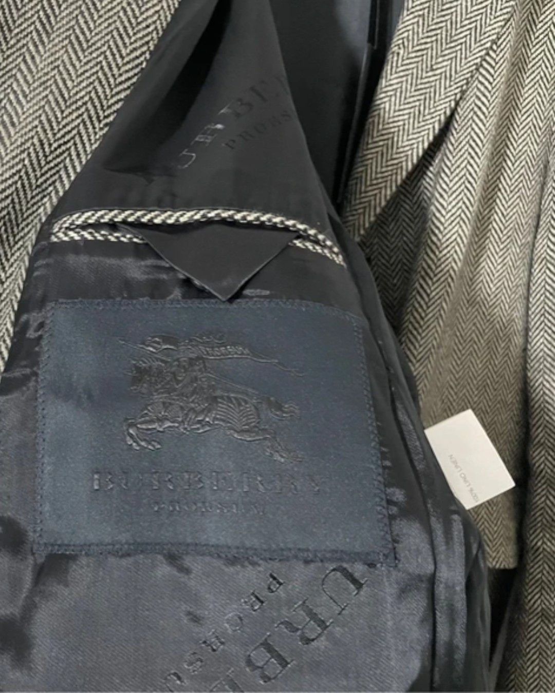 Burberry Prorsum PRORSUM F/W 2012 SAMPLE LINEN HEAVY COAT Size US L / EU 52-54 / 3 - 6 Thumbnail