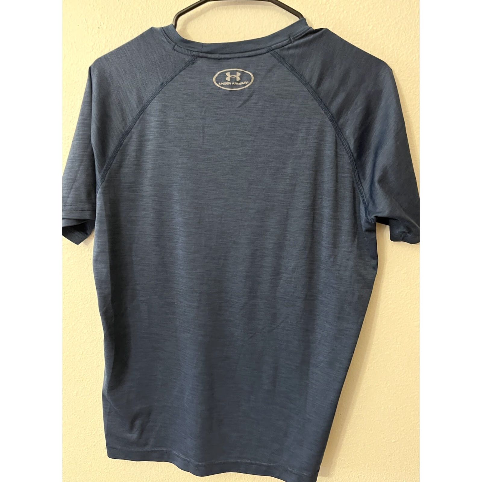Under Armour VINTAGE Under Armour T-Shirt Shirt Men's Small Short Sleeve Loose Heatgear Crew Neck Blue Logo Graphic 2010s Mens Size US S / EU 44-46 / 1 - 3 Thumbnail