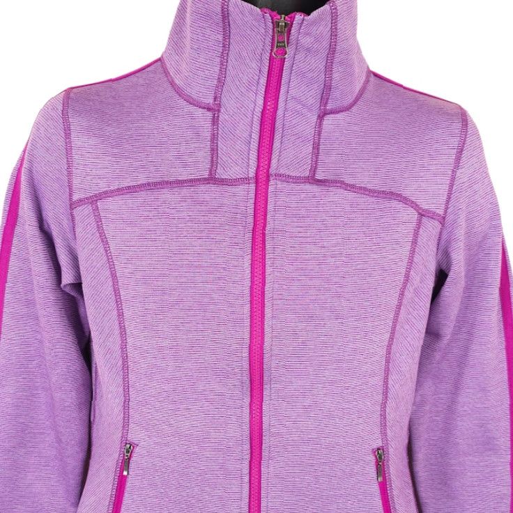 Marmot Marmot Kenzie Fleece Jacket Womens Size Medium Purple Pink Full Zip Mock Neck Jacket Size M / US 6-8 / IT 42-44 - 2 Thumbnail