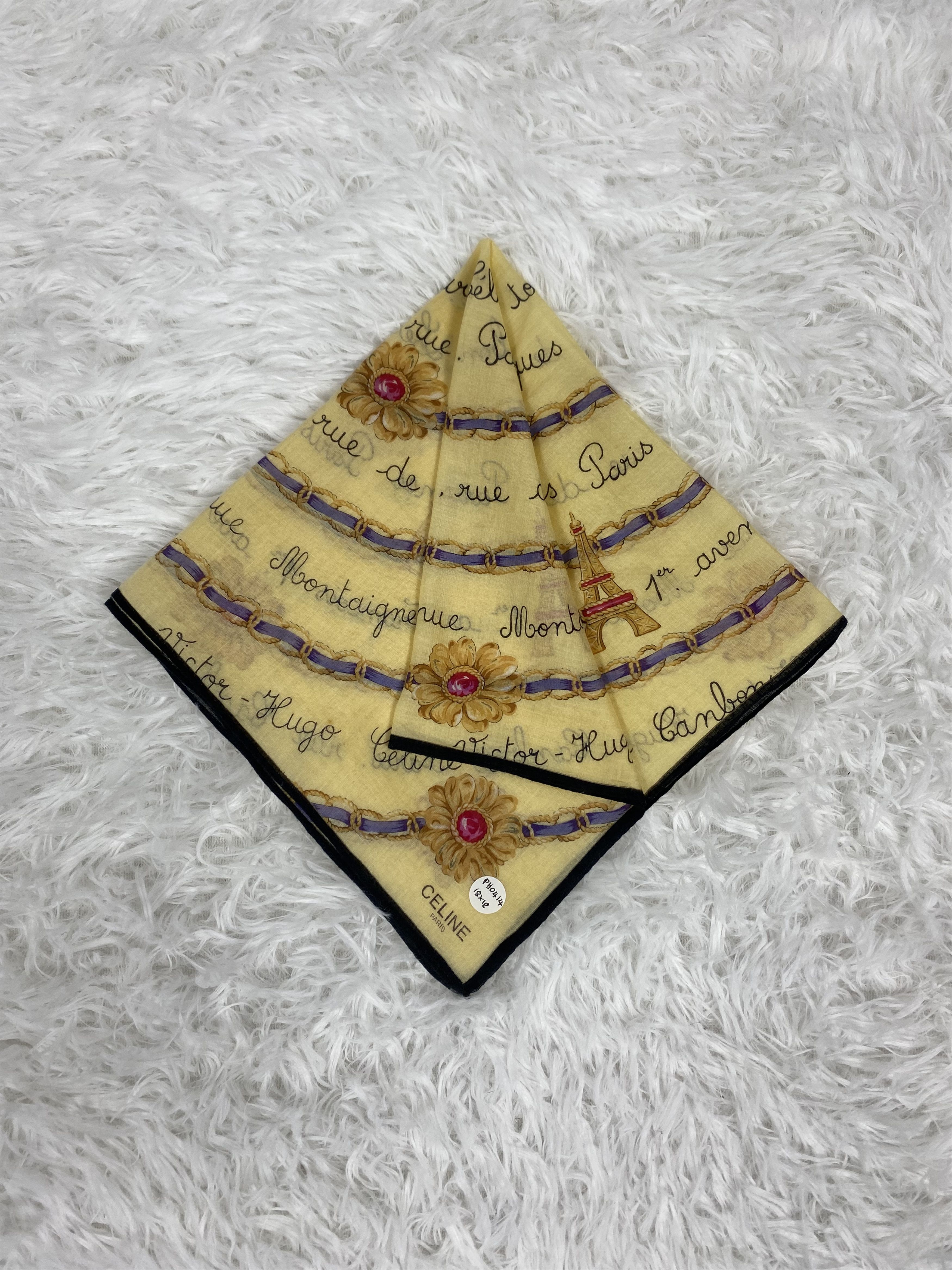 Celine Vintage Celine Handkerchief Neckerchief PH0414 Size ONE SIZE - 1 Thumbnail