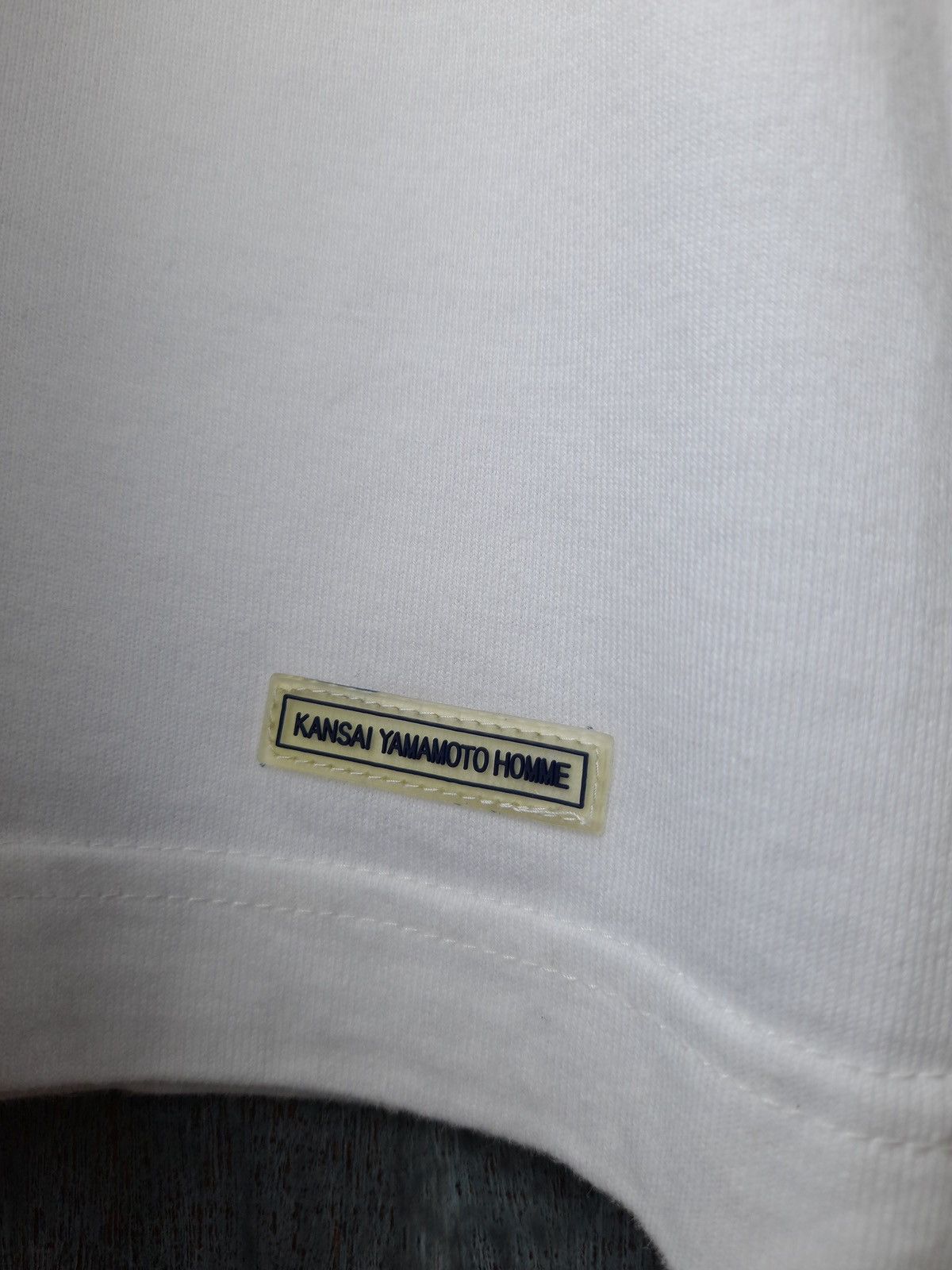 Kansai Yamamoto Vintage Kansai Yamamoto Homme Logo Stripe Tee Japan Designer Size US L / EU 52-54 / 3 - 9 Thumbnail