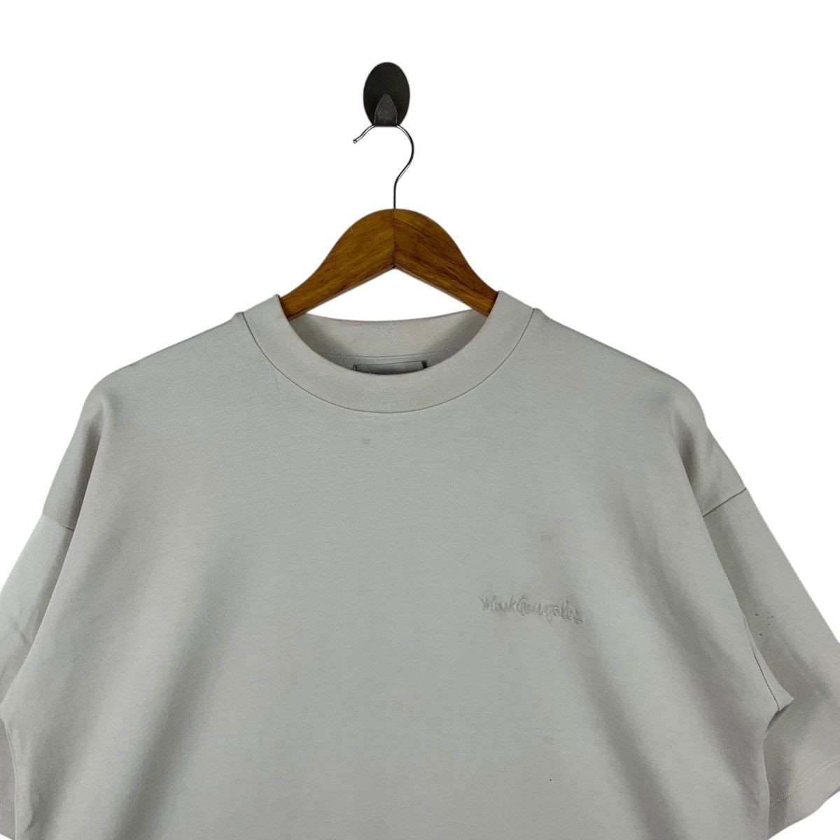 Vintage MARK GONZALES 1cent Sense Of Place Design Print White Shirt Size US M / EU 48-50 / 2 - 4 Thumbnail