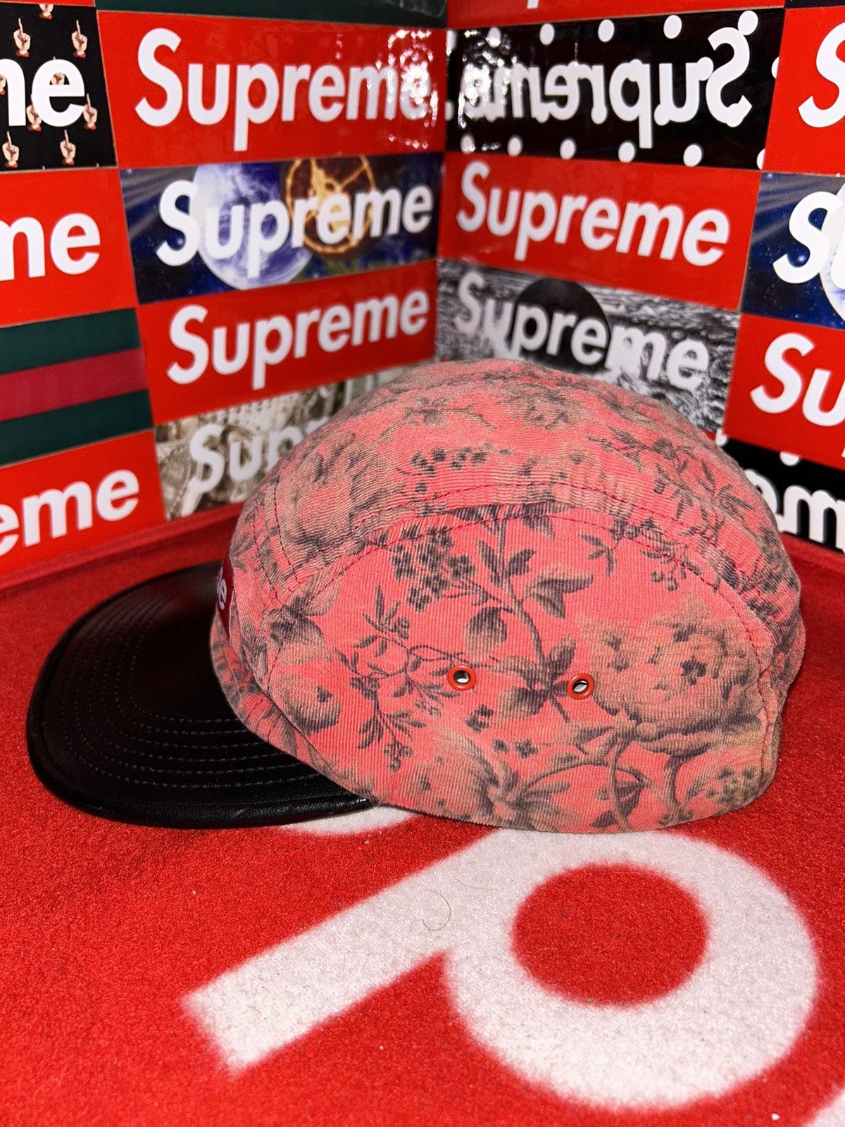 Supreme Supreme Liberty Floral Fabrics 5Panel Camp Cap SS12 RARE HAT Size ONE SIZE - 6 Thumbnail