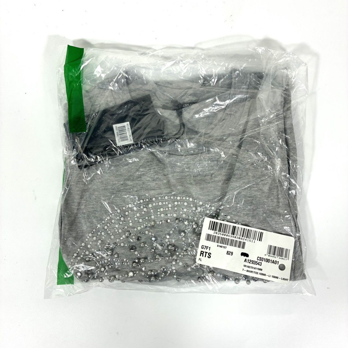 Versace Versace Crystal Medusa Crop Boxy T-Shirt Tee Top Gray IT 40 Size S / US 4 / IT 40 - 18 Thumbnail