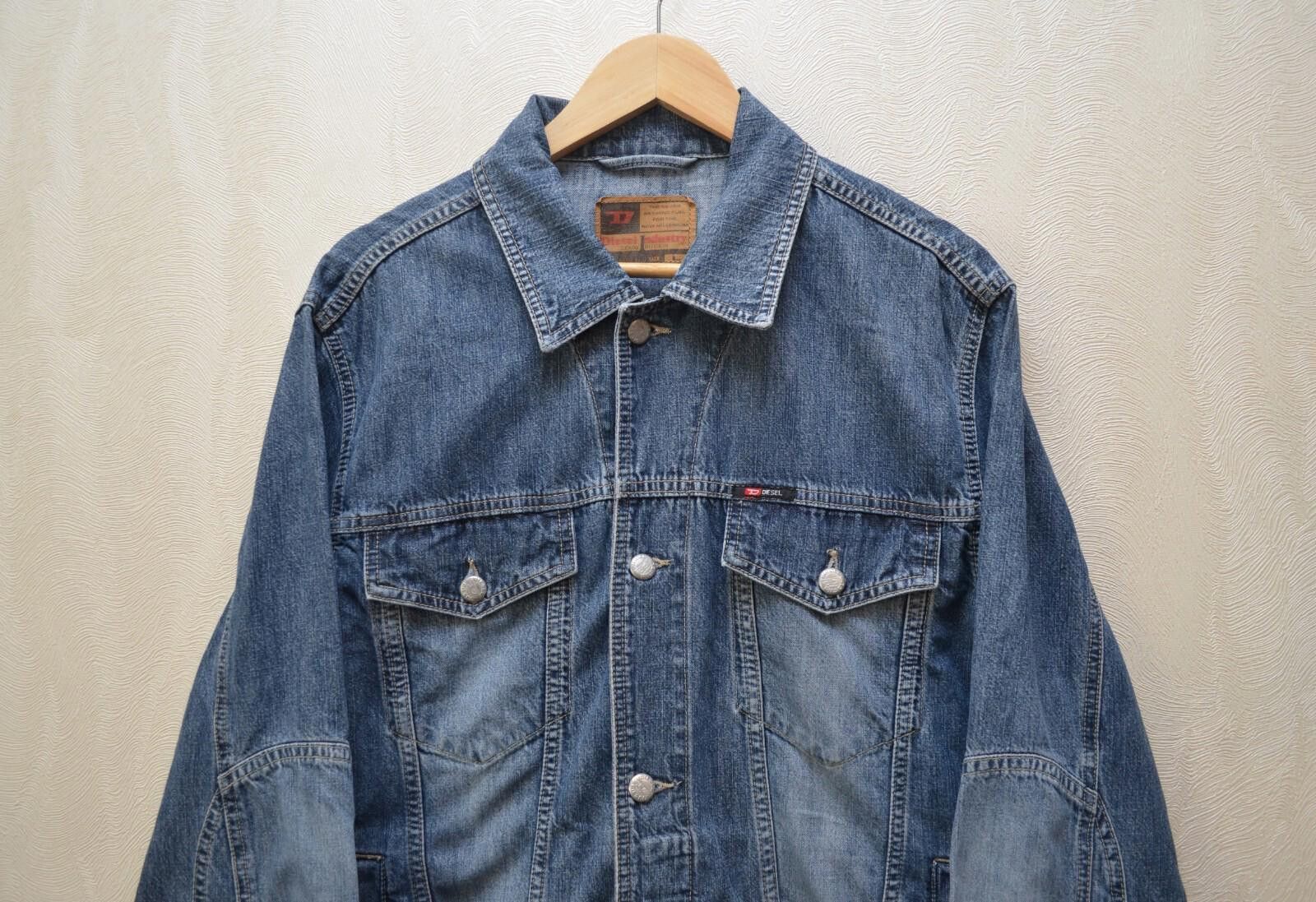 Diesel Diesel Denim Blue Vintage Jacket Size L RARE 90s y2k Size US L / EU 52-54 / 3 - 2 Thumbnail