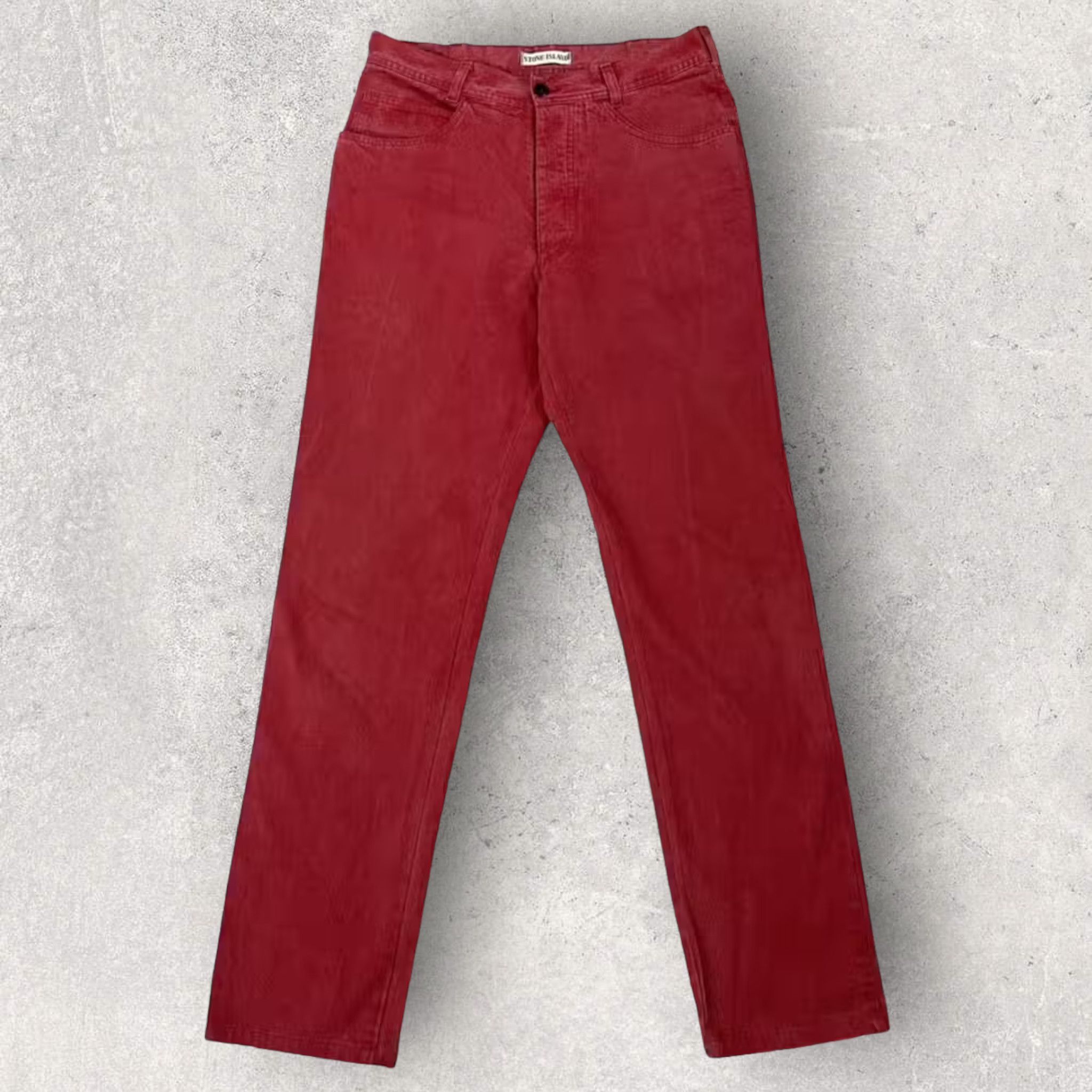 Stone Island × Vintage Vintage 90s Stone Island Marina Casual Trousers Pants Size US 34 / EU 50 - 1 Thumbnail