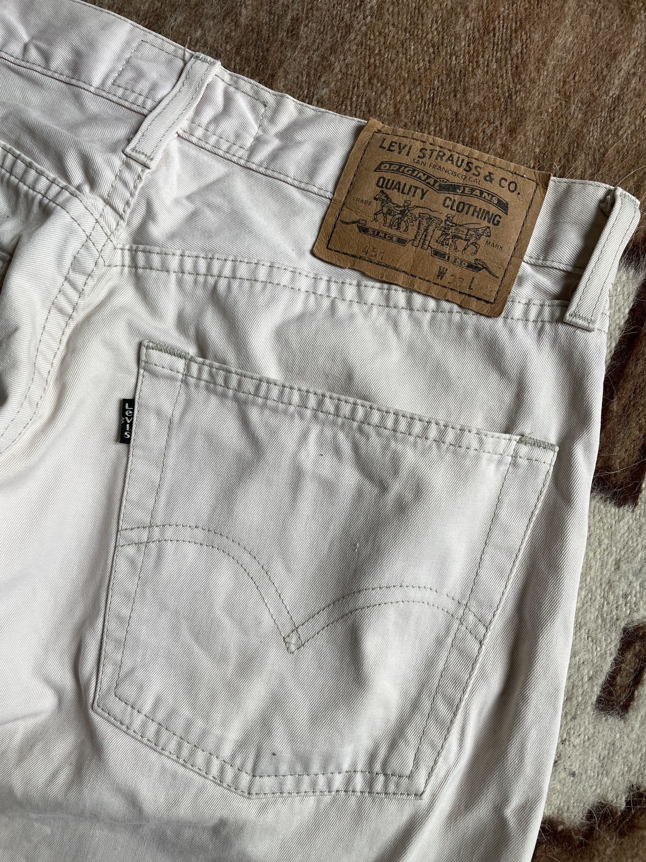 Jean Levis 451 Vintage Pants 6265AC Size US 33 - 2 Thumbnail