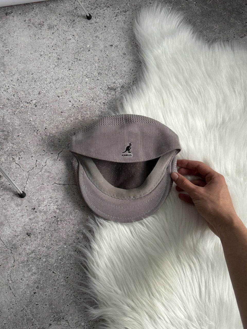 Kangol × Vintage Vintage Kangol Grey Y2K hat flat cap Size ONE SIZE - 8 Thumbnail
