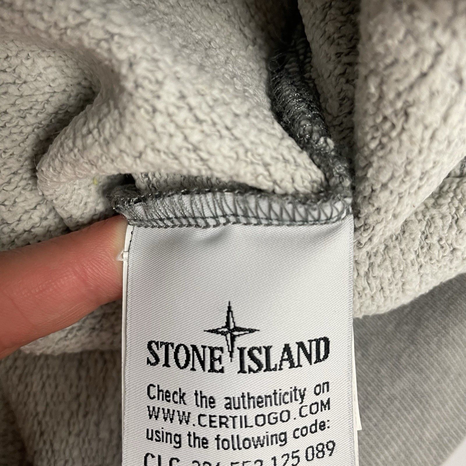 Stone Island Stone Island Hoodie Compass Logo Grey Hooded Jumper Medium M Size US M / EU 48-50 / 2 - 4 Thumbnail