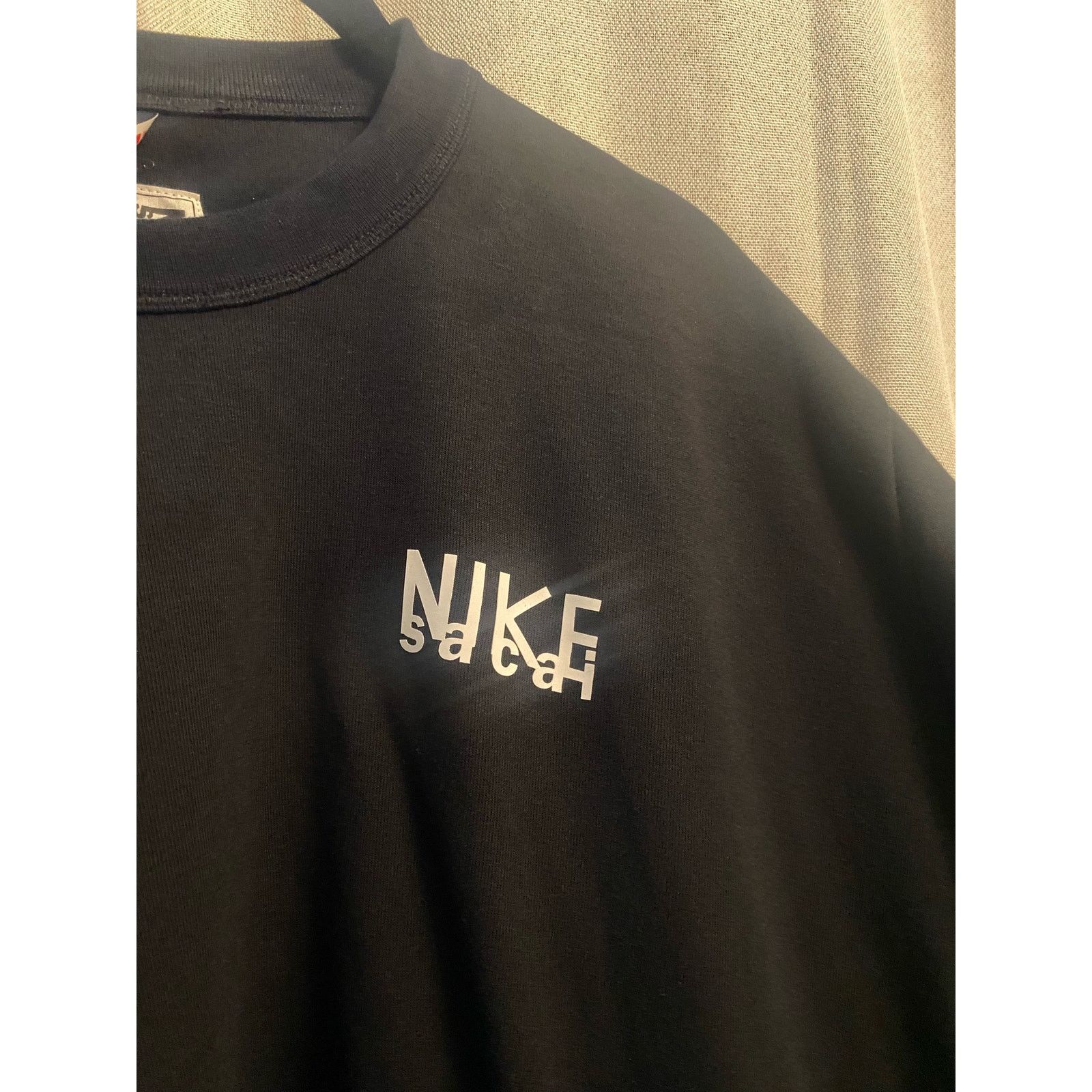 Nike × Sacai Nike Sacai SG Top S/S black m medium Size US M / EU 48-50 / 2 - 1 Thumbnail