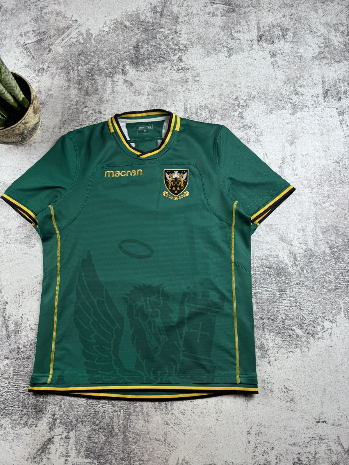 Macron Northampton Saints 2002 2003 Men’s Medium Macron Training Rugby T Shirt Jersey Size US M / EU 48-50 / 2 - 3 Thumbnail