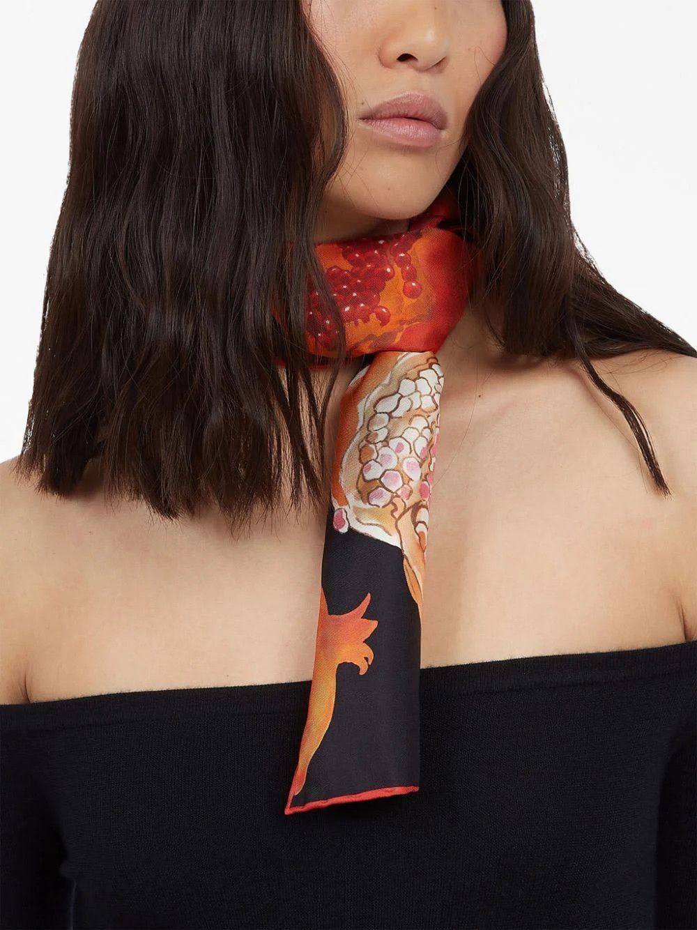 Salvatore Ferragamo o1s1rm1024 Size: 90x90 Cm / Scarf in Multicolor Size ONE SIZE - 3 Thumbnail