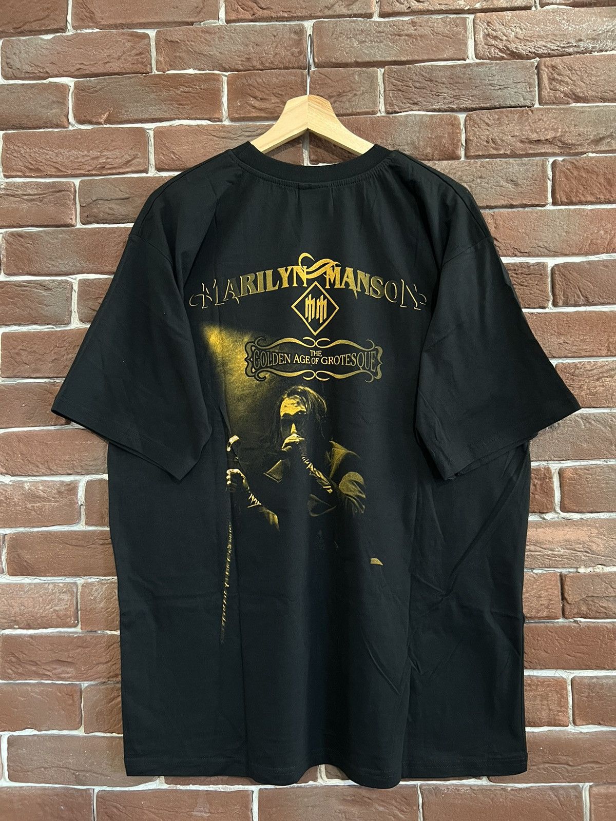 Band Tees Marilyn Manson Grotesque Vintage 00s Band Tee Rock Rare Size US XL / EU 56 / 4 - 2 Thumbnail