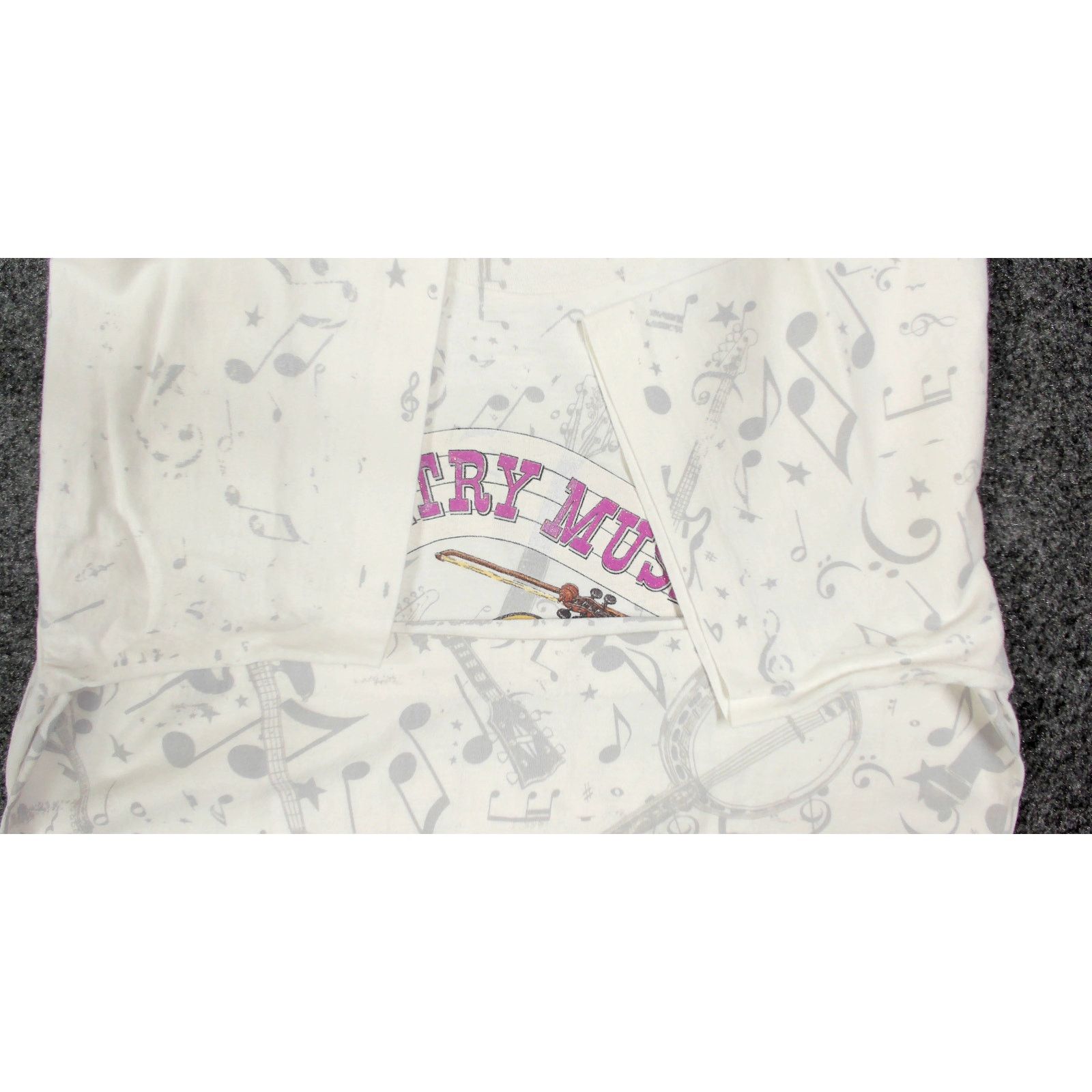 Fruit Of The Loom FOTL 1992 Branson MO Country Music AOP Single Stitch Tee Size L / US 10 / IT 46 - 8 Thumbnail