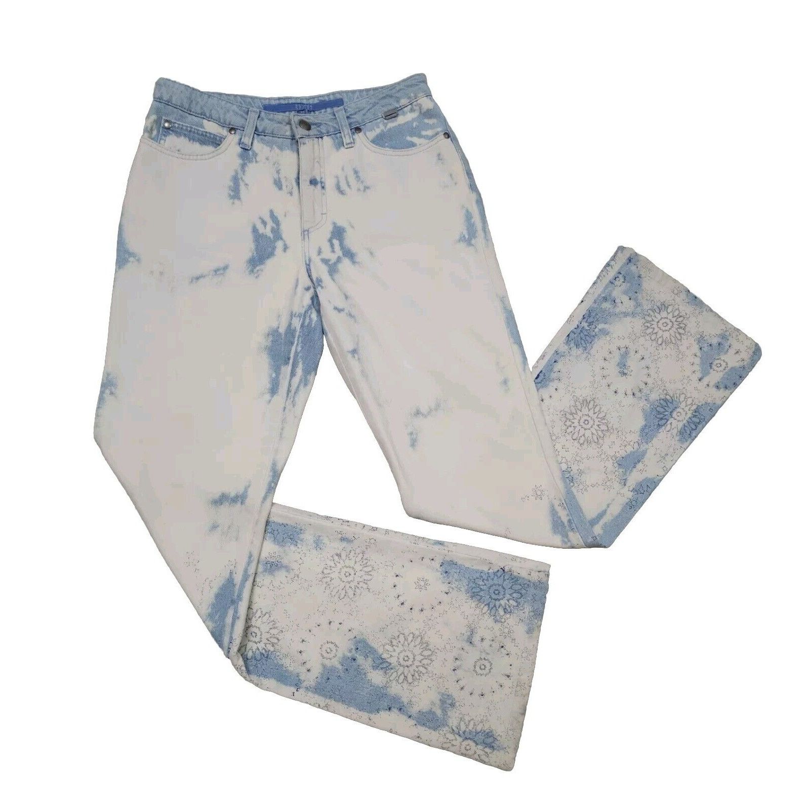Escada Sport Escada Sport Kate Embroidered Trouser/Wide Leg Flare Pants Size 36" / US 14 / IT 50 - 1 Thumbnail