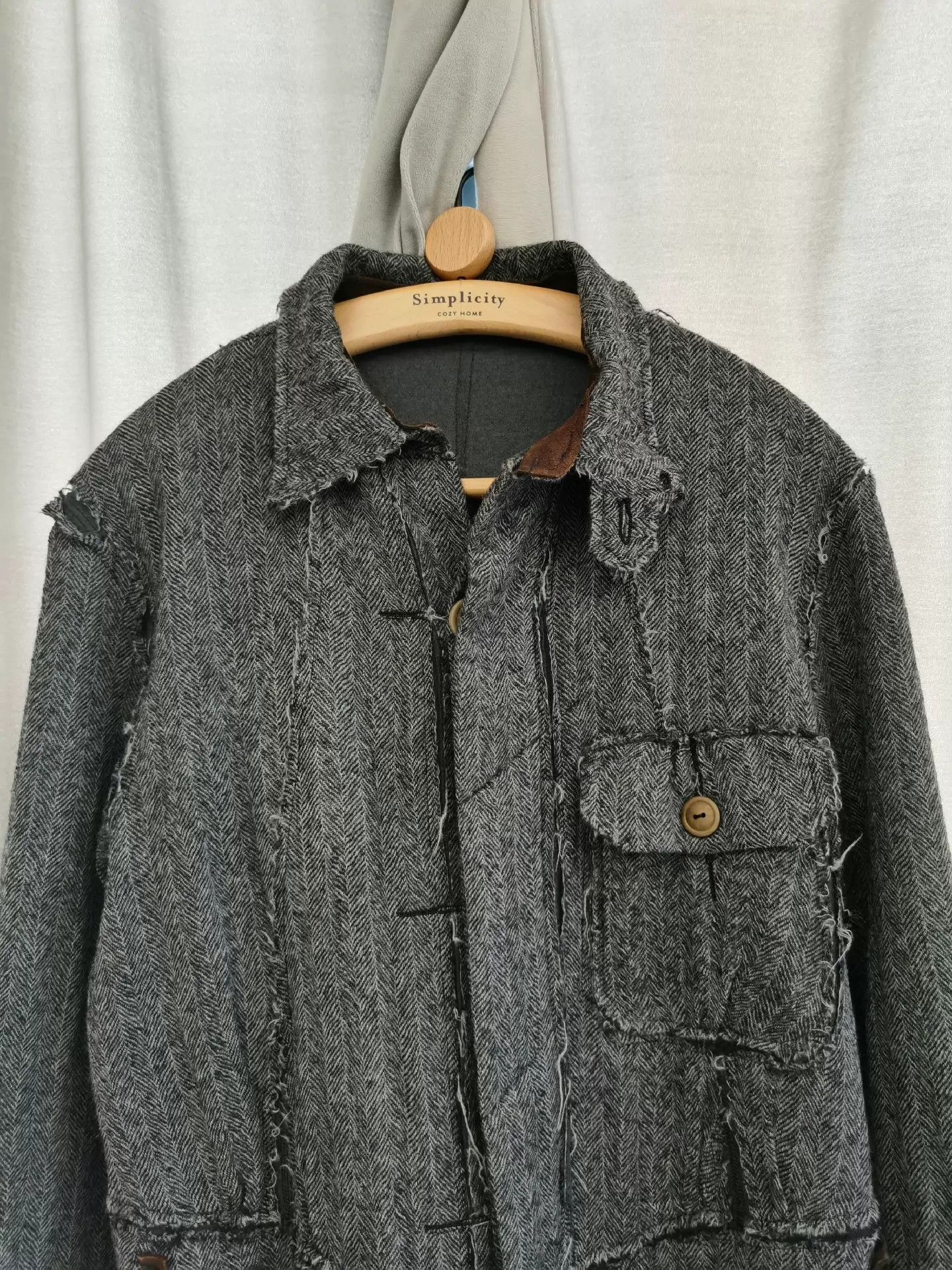 Takahiromiyashita The Soloist. the soloist Miyashita Deconstructed Raw Blazer Size S Size US S / EU 44-46 / 1 - 3 Thumbnail