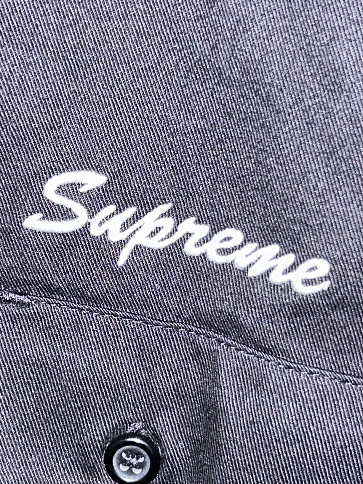 Supreme Supreme Mary Work Shirt Men’s Black SS22 size Large Size US L / EU 52-54 / 3 - 3 Thumbnail