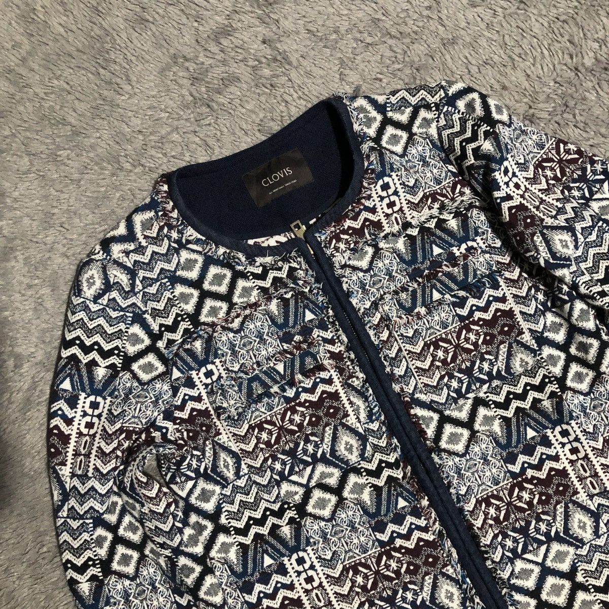 Japanese Brand Rare CLOVIS ETNIC BLAZER JACKET Size M / US 6-8 / IT 42-44 - 5 Thumbnail