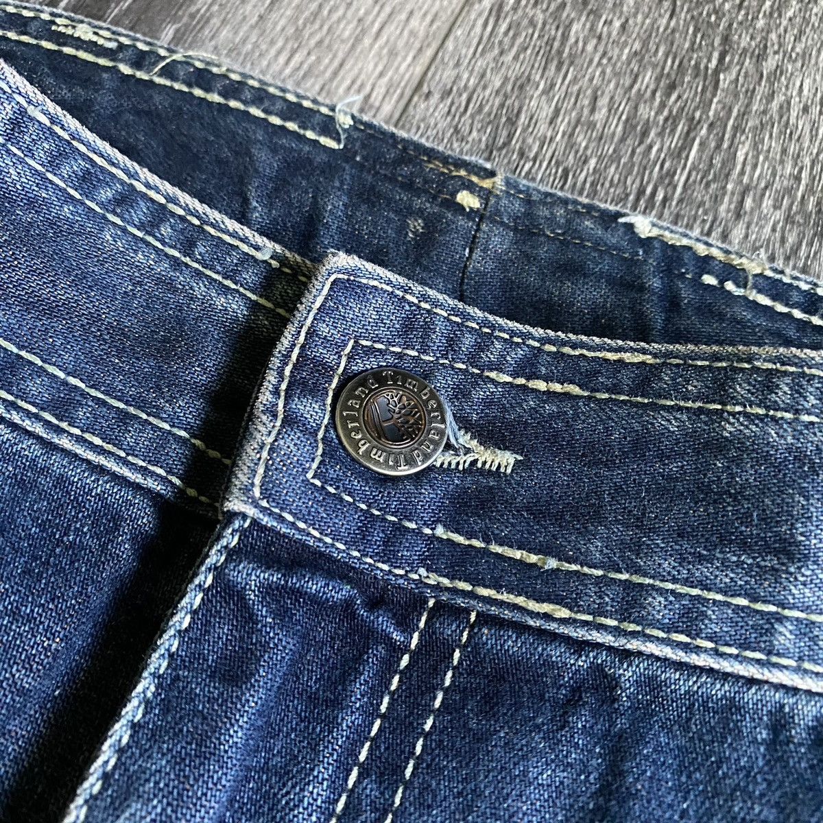 Timberland × Vintage Vintage 1990s Timberland Carpenter Baggy Denim Jeans 33x30 Size US 33 - 8 Thumbnail