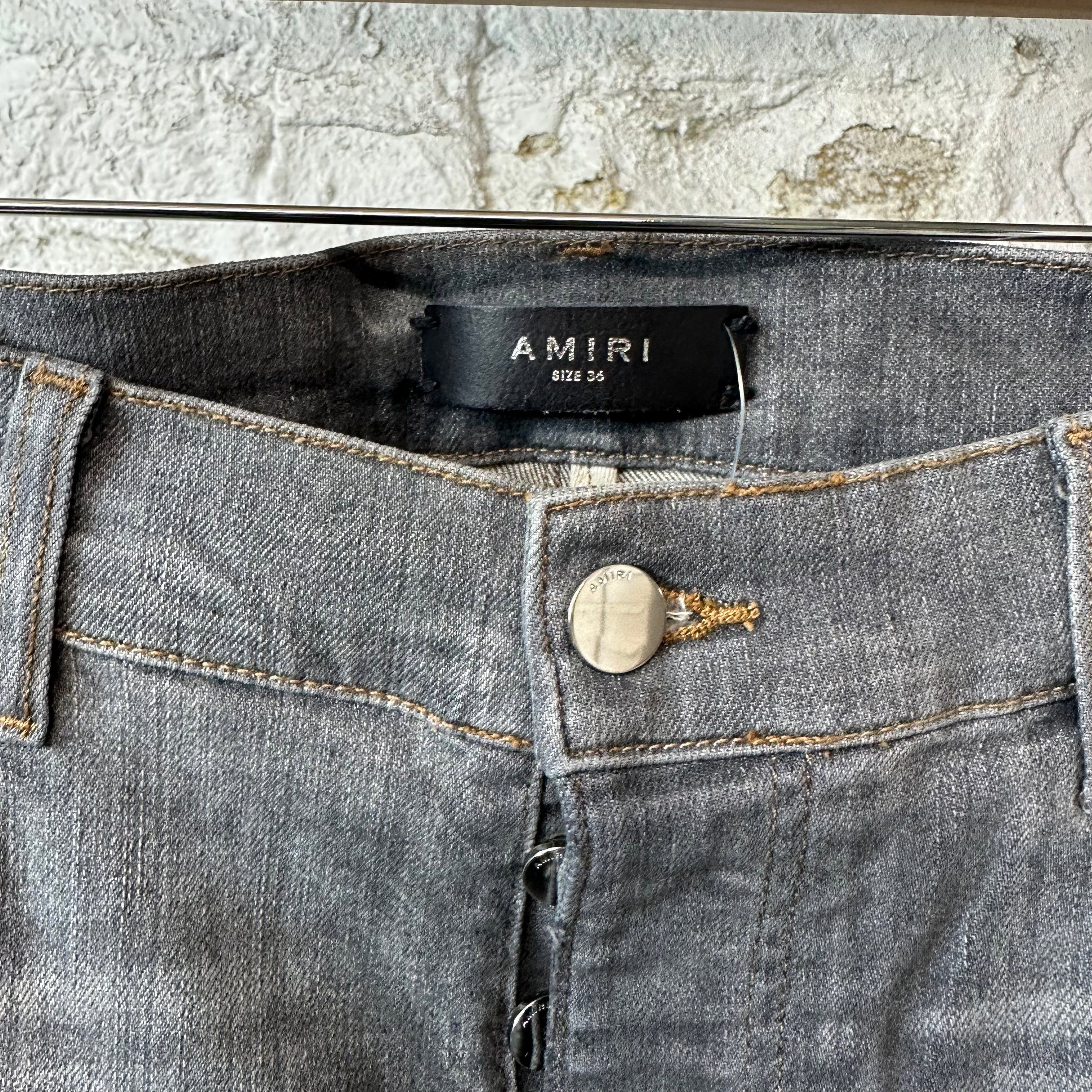 Amiri Amiri Plain Grey Denim Jeans Sz 36 Size US 36 / EU 52 - 3 Thumbnail