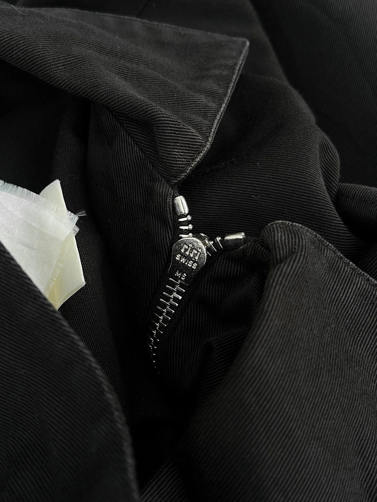 agnes b. Agnes b. Homme Multi Zipper Black Cotton Jacket Size US M / EU 48-50 / 2 - 10 Thumbnail