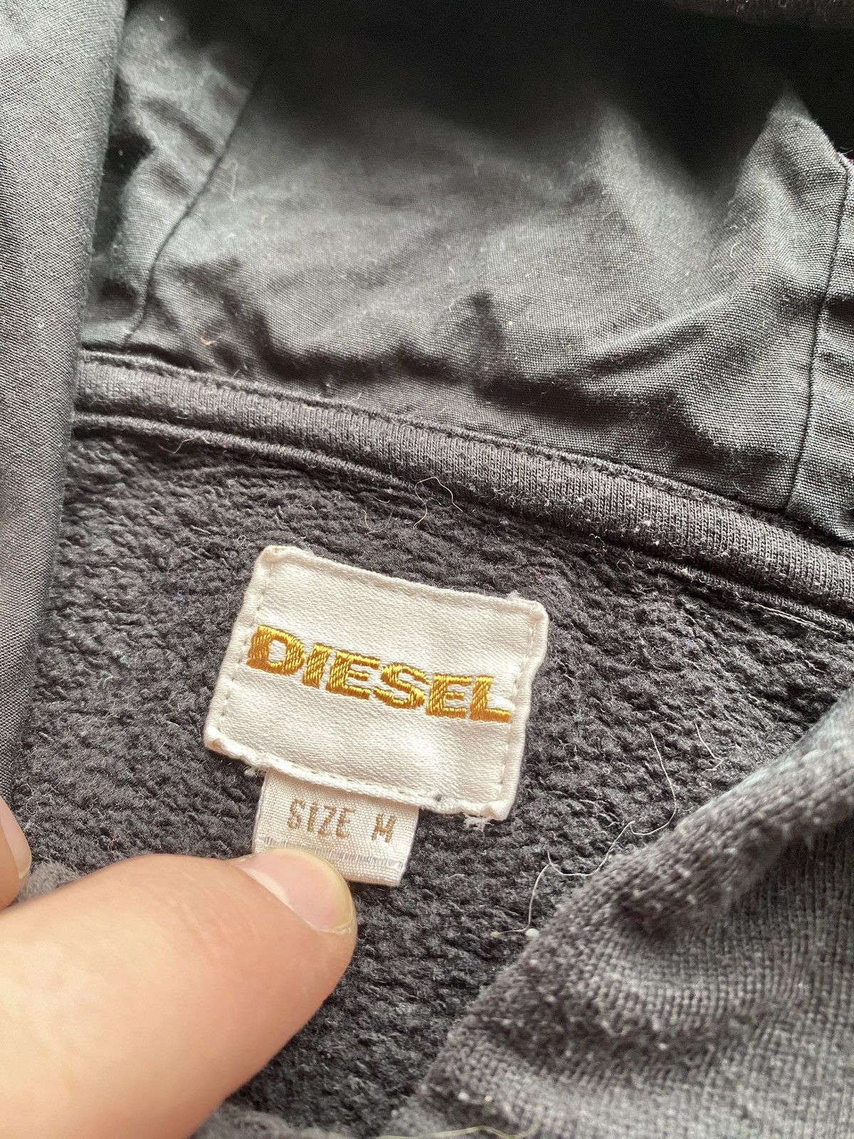 Diesel 🔥Opium Punk Diesel Head Logo black faded wom hoodie m rare Size M / US 6-8 / IT 42-44 - 4 Thumbnail