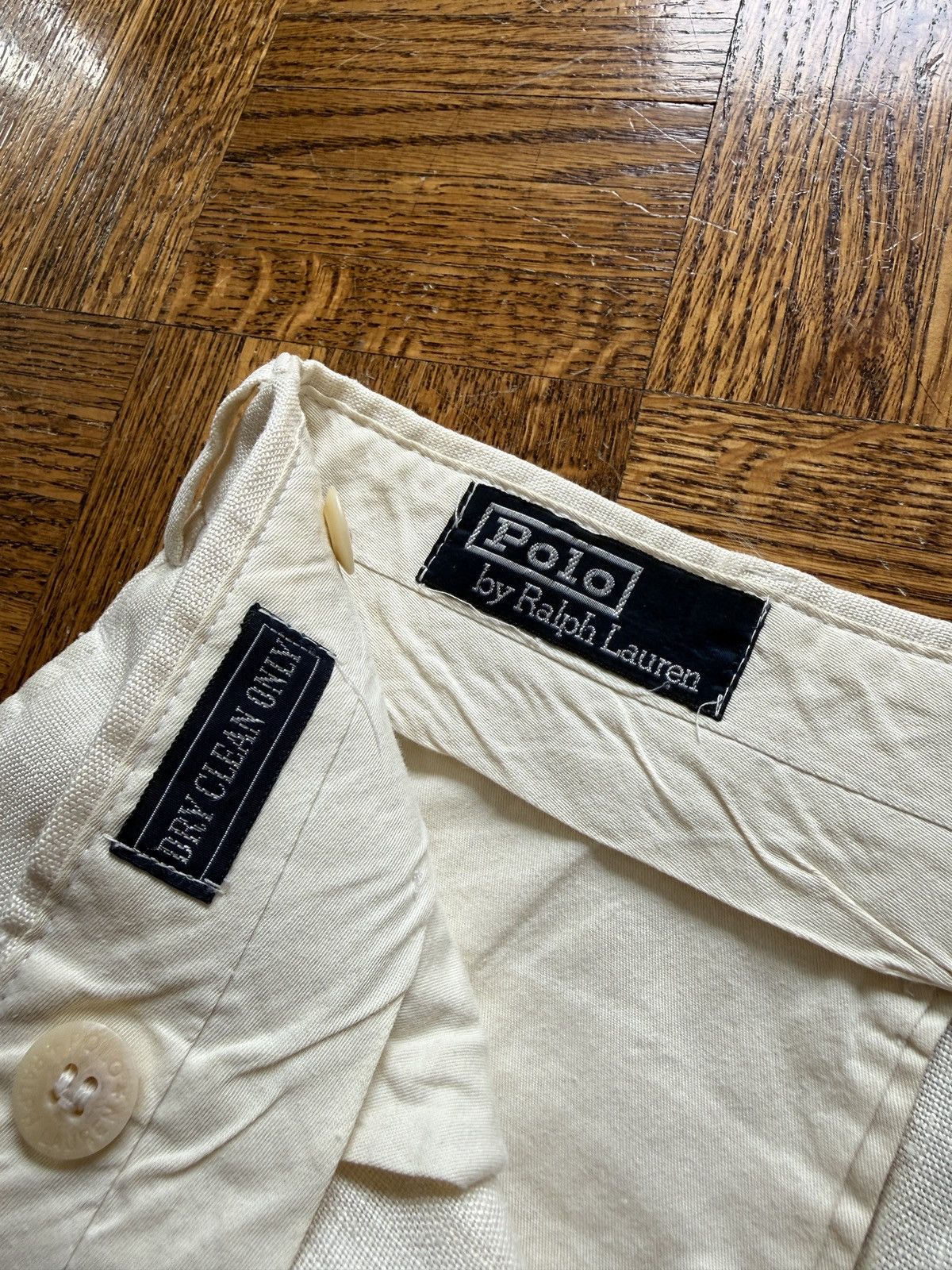 Polo Ralph Lauren Vintage 80s Polo Ralph Lauren Twill Pleated Pants Size US 34 / EU 50 - 2 Thumbnail