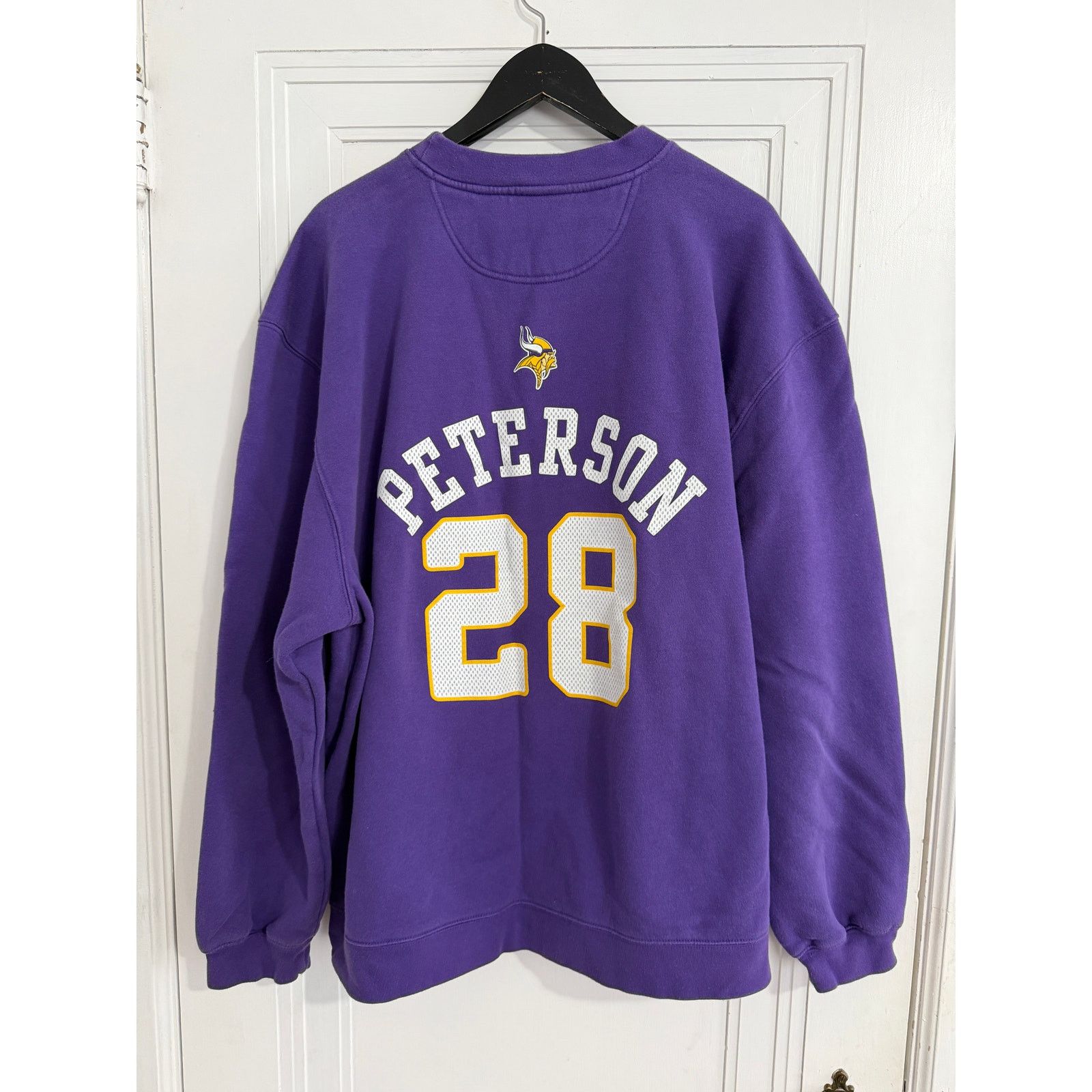 Reebok Adrian Peterson Minnesota Vikings Crewneck Sweatshirt Sz XL Size US XL / EU 56 / 4 - 4 Thumbnail