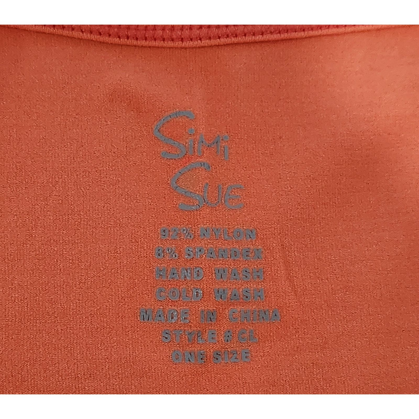 Other Simi Sue Orange Spaghetti Strap Tank Top One Size Soft Size ONE SIZE - 4 Thumbnail