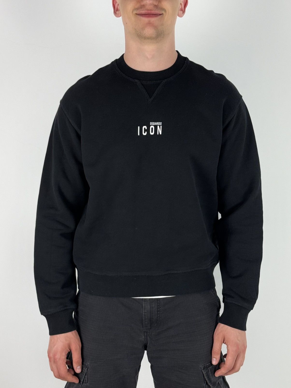 Dsquared2 Dsquared2 ICON Black Sweatshirt Made in Italy Size US S / EU 44-46 / 1 - 1 Thumbnail