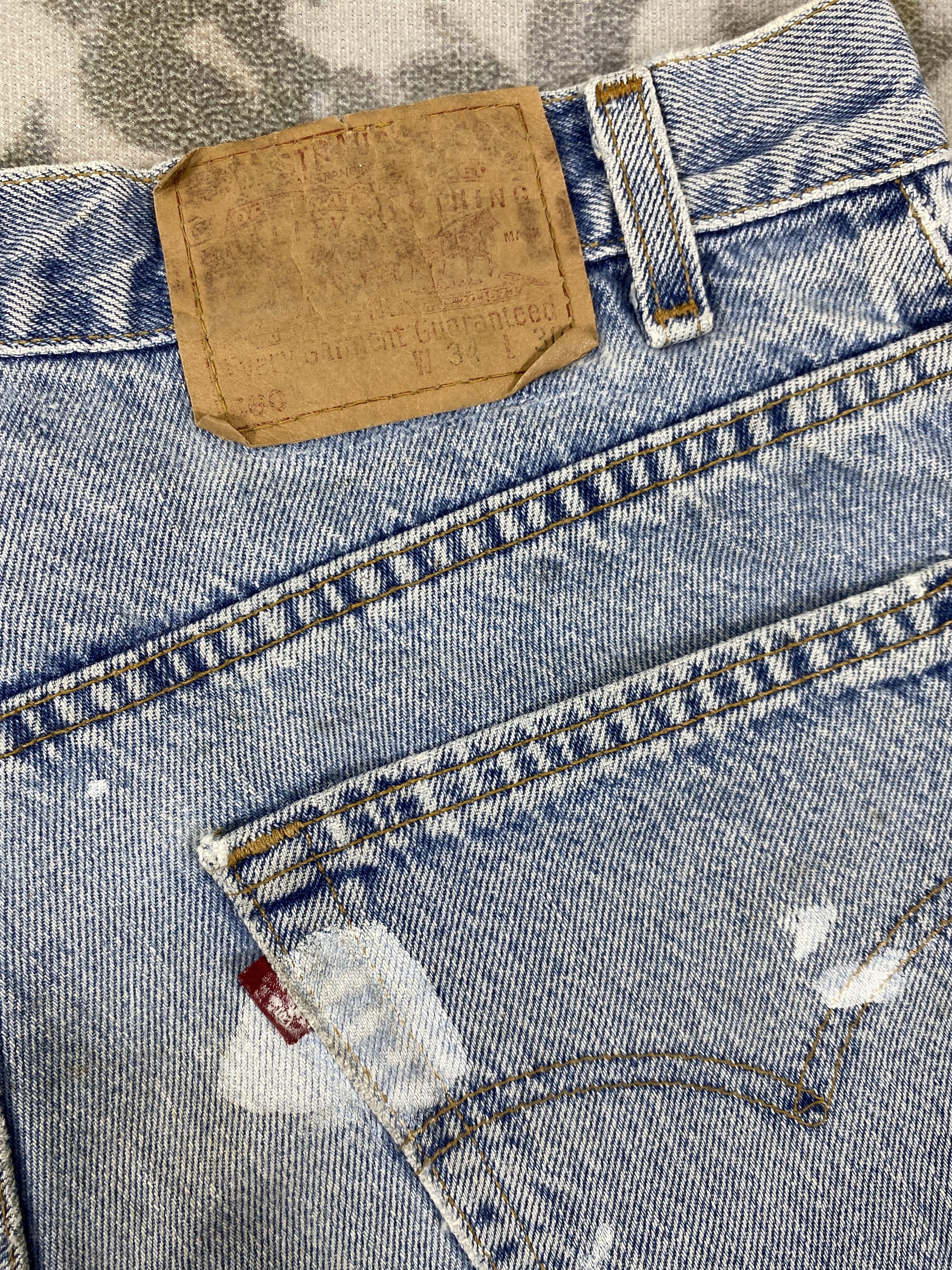 Levi's Light Blue Wash Vintage Levi's 560 33x30.5 Denim -JN1699 Size US 33 - 11 Thumbnail