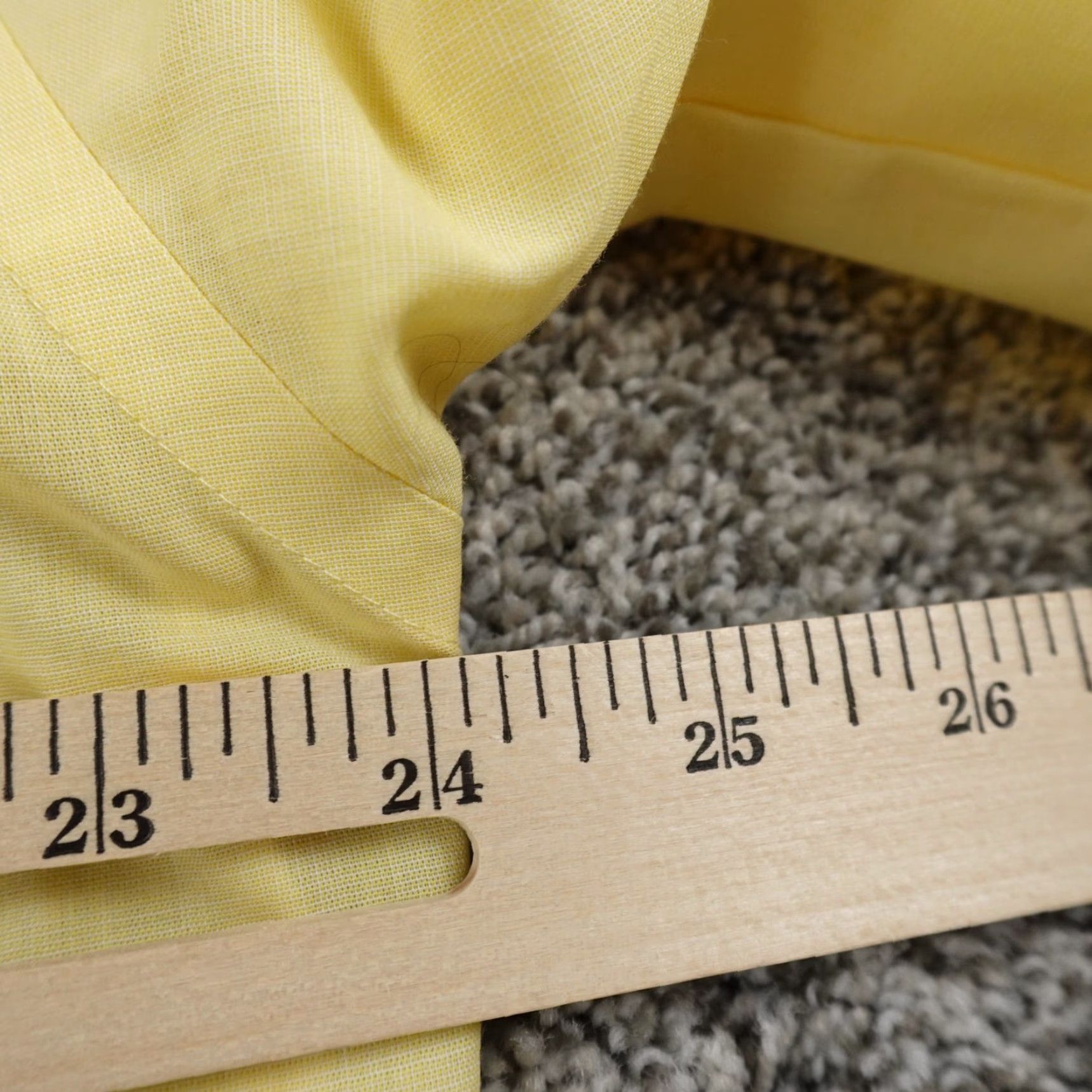 Stafford VTG Stafford Dress Shirt Mens 16 32/33 L Yellow Long Sleeve Button Up Wrinkle Free Size US L / EU 52-54 / 3 - 7 Thumbnail