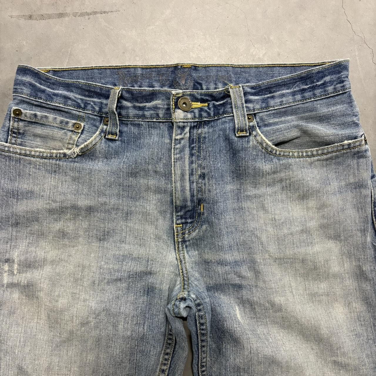 Vintage Crazy Vintage Y2K/2000s Baggy Wideleg Light Blue Wash Denim Jeans! Size US 32 / EU 48 - 4 Thumbnail