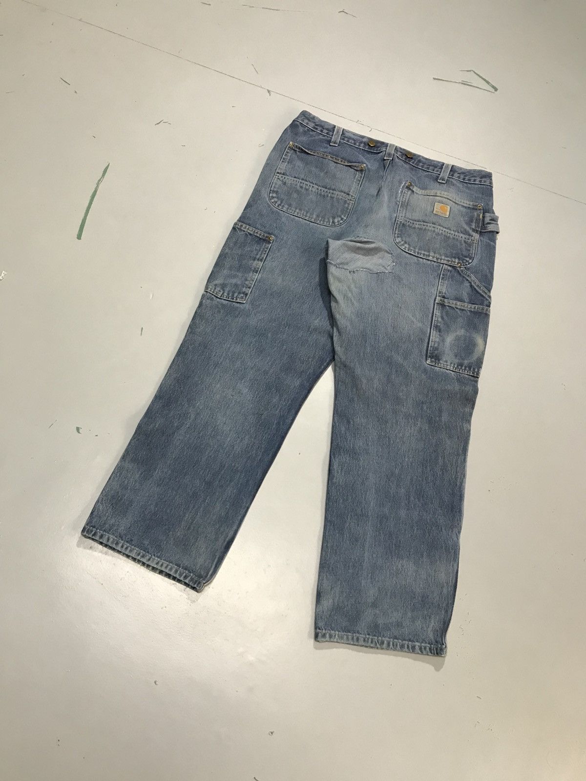 Carhartt Vintage carhartt double knee workwear Size US 34 / EU 50 - 9 Thumbnail