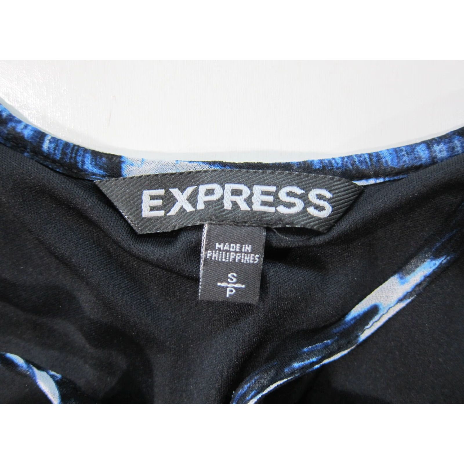 Express Express Blue White Sheer Lined Spaghetti Strap Long Maxi Dress Women Small Size S / US 4 / IT 40 - 3 Thumbnail