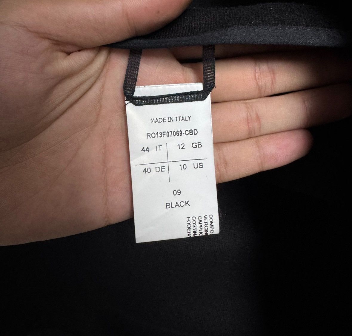 Rick Owens Rick Owens Pea Hat Structure Jacket 2412-Nextarrow Size US S / EU 44-46 / 1 - 6 Thumbnail