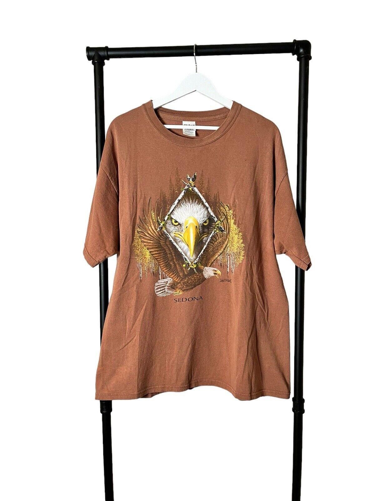 Gildan × Vintage Vintage Sedona Arizona Bald Eagle T-shirt XL Polar Graphics Size US XL / EU 56 / 4 - 1 Thumbnail