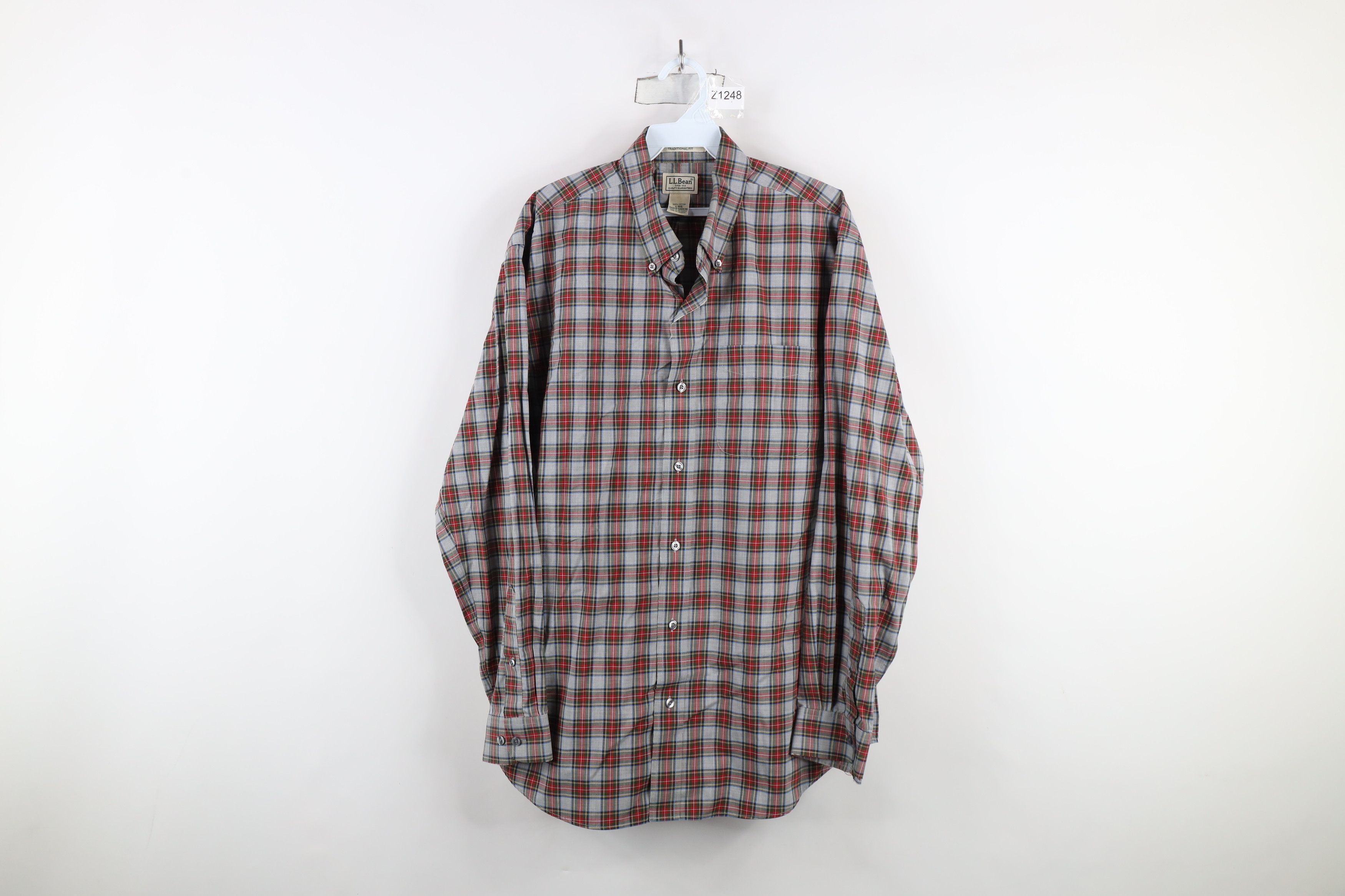L.L. Bean × Vintage Vintage LL Bean Free Traditional Fit Button Down Shirt Size US L / EU 52-54 / 3 - 1 Thumbnail