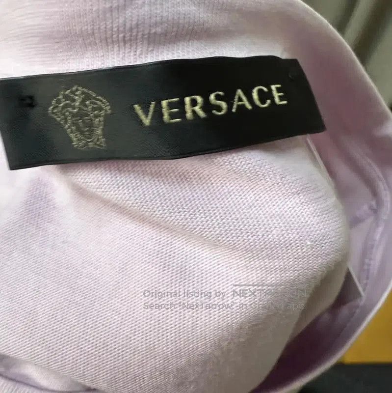 Versace Versace Pink Cotton Women's T-Shirt . Size S / US 4 / IT 40 - 3 Thumbnail