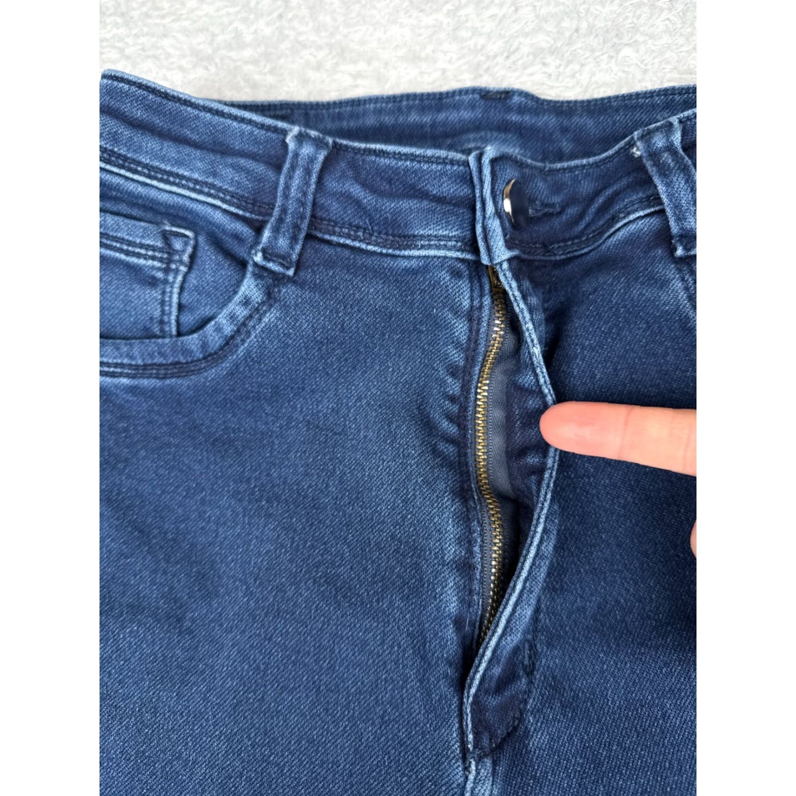 Silver Jeans Co. Silver Jeans Jeans Blue Denim Flared High Rise 25x24 Raw Hem Women’s Regular Size 42" / US 20 - 5 Thumbnail