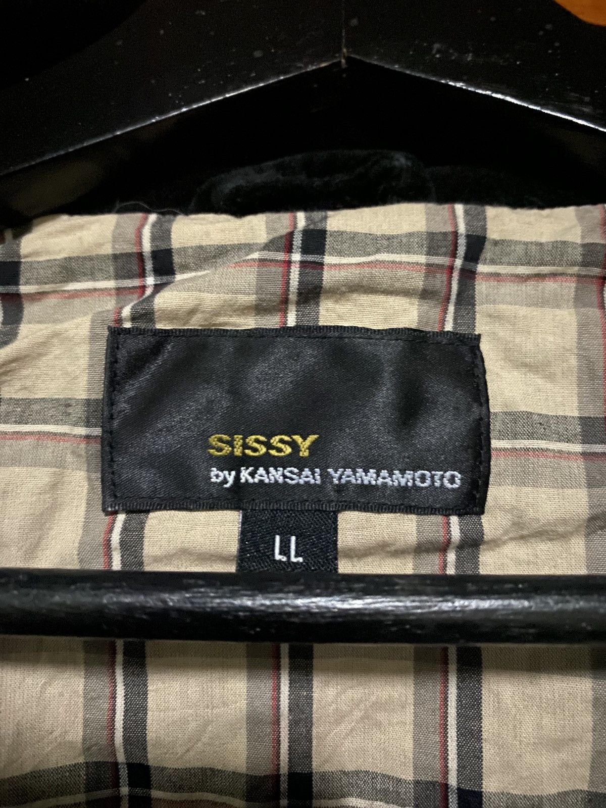 Kansai Yamamoto Vintage SISSY by Kansai Yamamoto Black Velvet Zip Jacket Size US L / EU 52-54 / 3 - 7 Thumbnail