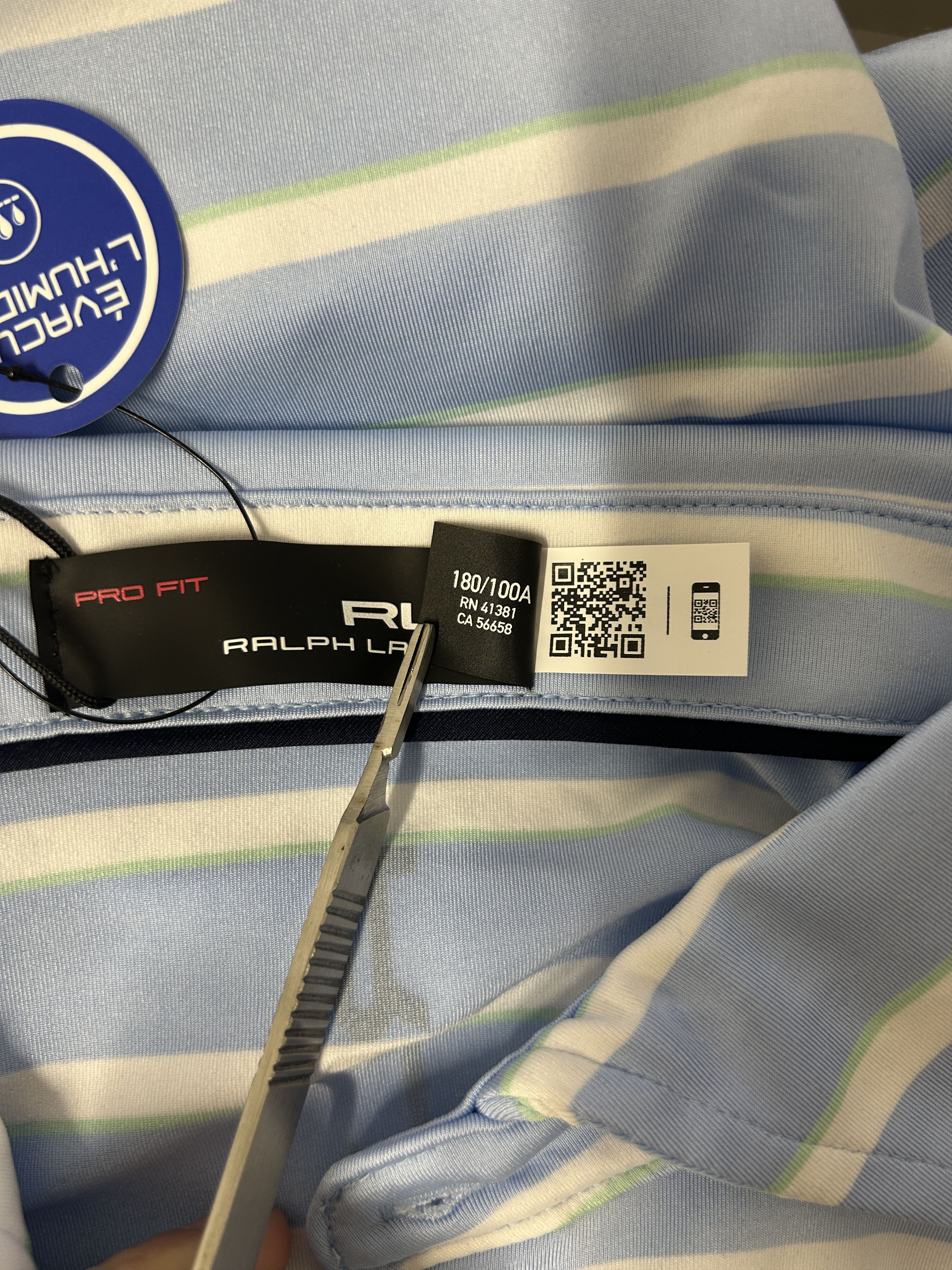 RLX Ralph Lauren × Ralph Lauren Golf Polo Shirt Striped Large Size US L / EU 52-54 / 3 - 5 Thumbnail