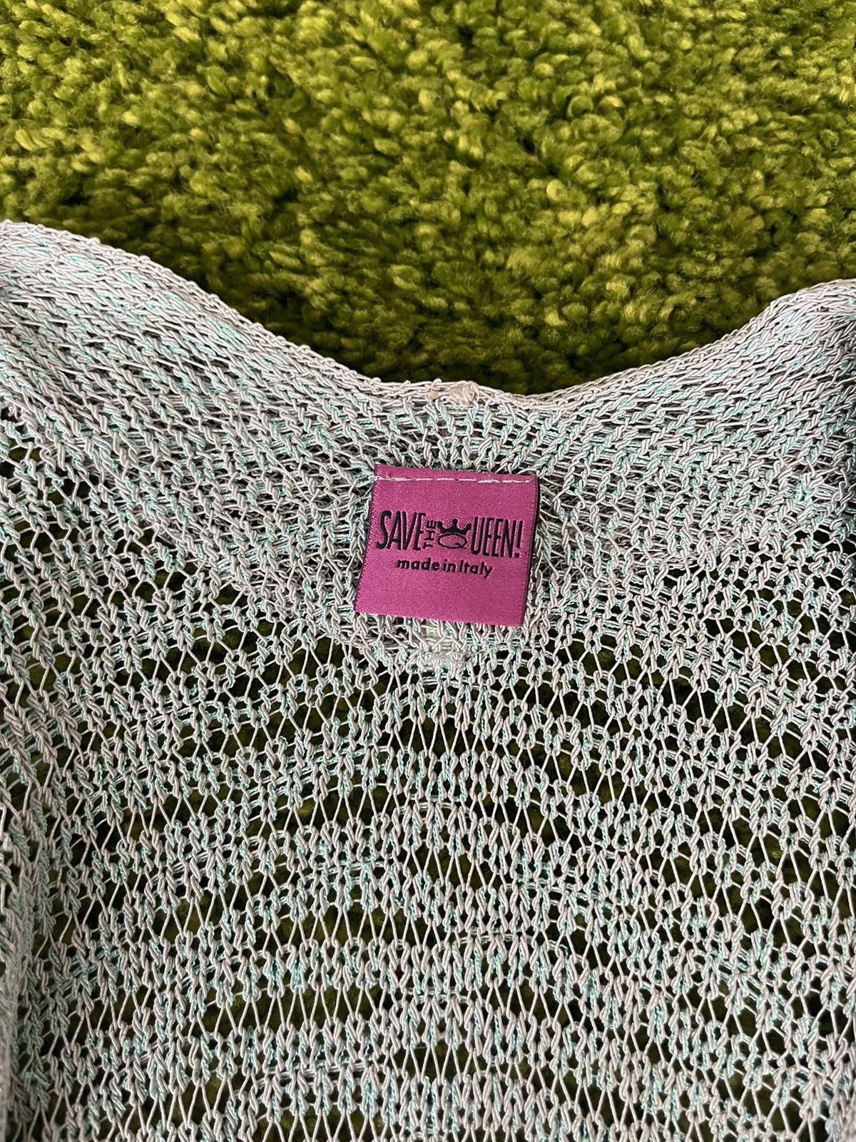Designer Save the Queen avant garde cardigan poncho Size L / US 10 / IT 46 - 5 Thumbnail